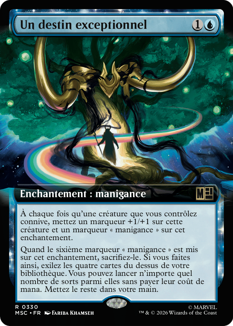 Un destin exceptionnel — Marvel Super Heroes Commander — Magic: The Gathering