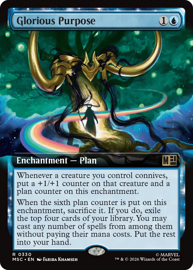 Glorious Purpose — Marvel Super Heroes Commander — Magic: The Gathering