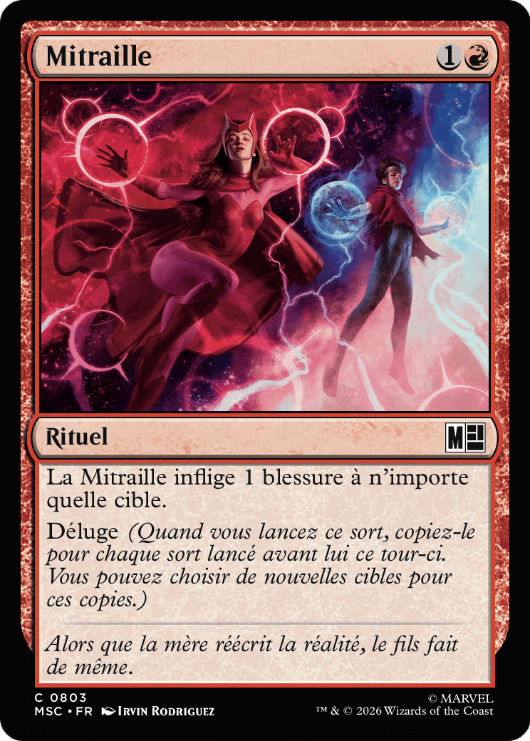 Mitraille — Marvel Super Heroes Commander — Magic: The Gathering