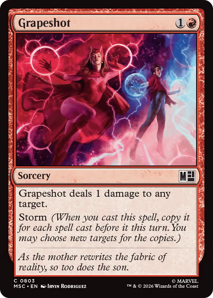 Grapeshot — Marvel Super Heroes Commander — Magic: The Gathering