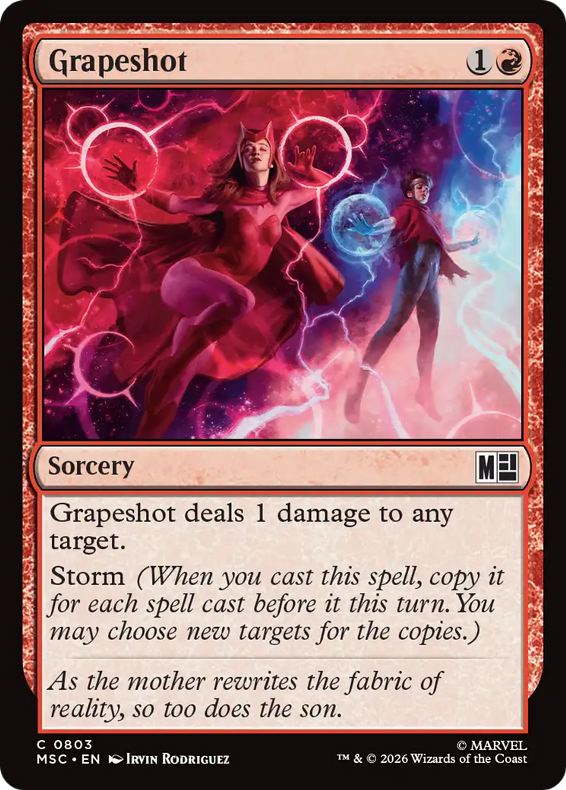 Grapeshot — Marvel Super Heroes Commander — Magic: The Gathering