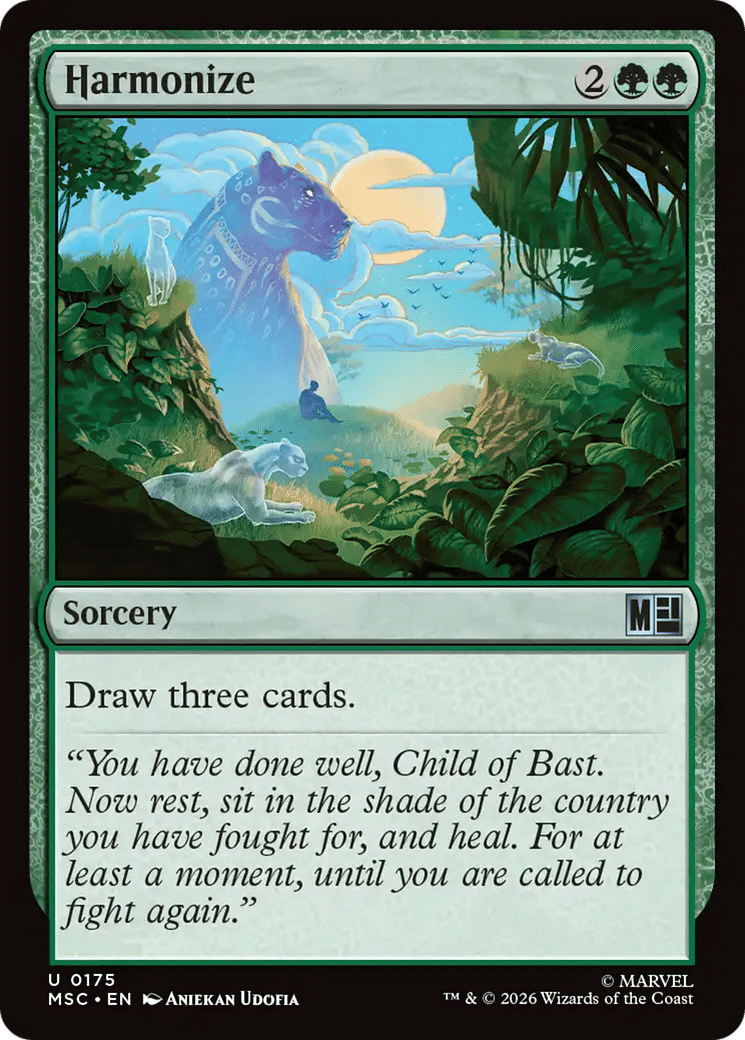 Harmonize — Marvel Super Heroes Commander — Magic: The Gathering