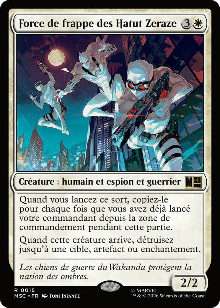 Force de frappe des Hatut Zeraze — Marvel Super Heroes Commander — Magic: The Gathering