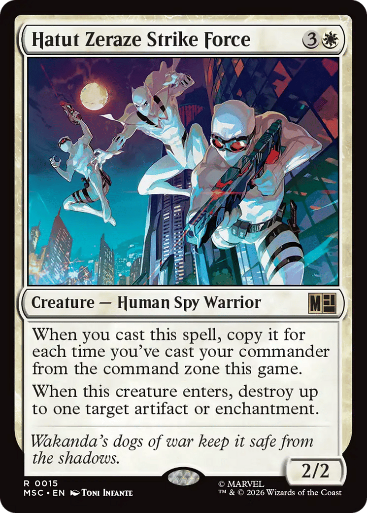 Hatut Zeraze Strike Force — Marvel Super Heroes Commander — Magic: The Gathering