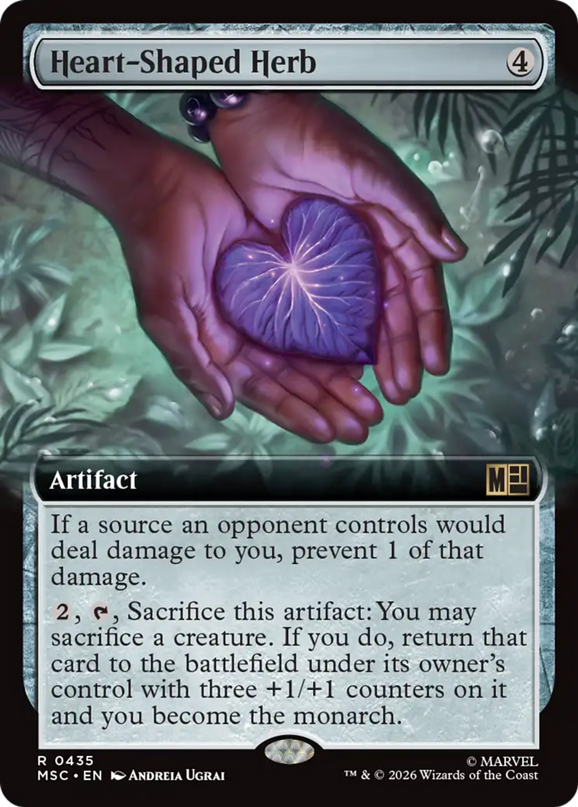 Heart-Shaped Herb — Marvel Super Heroes Commander — Magic: The Gathering