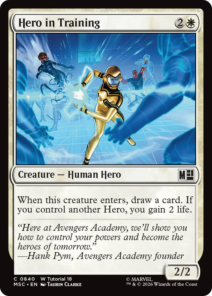 Hero in Training — Marvel Super Heroes Commander — Magic: The Gathering