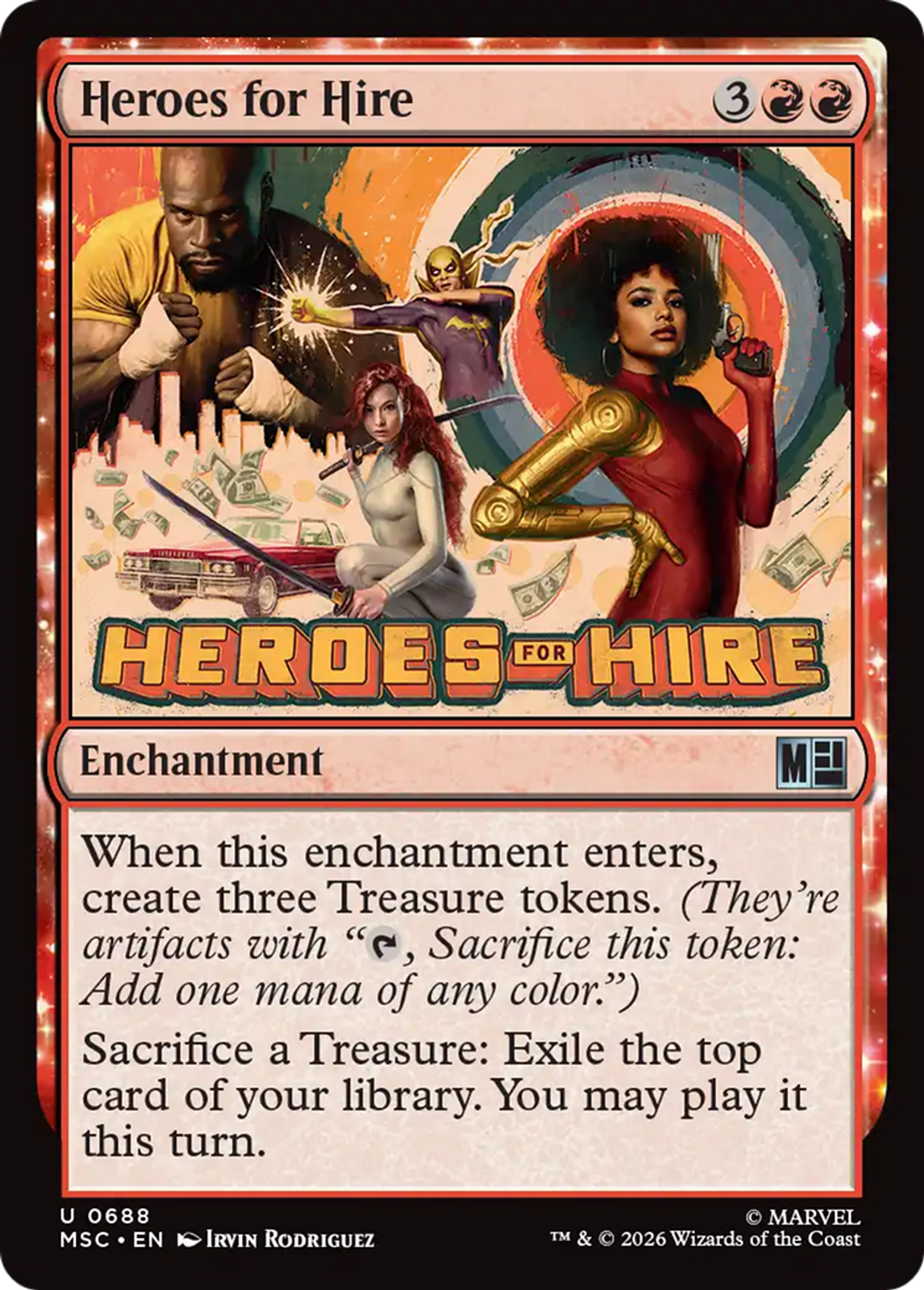 Heroes for Hire — Marvel Super Heroes Commander — Magic: The Gathering