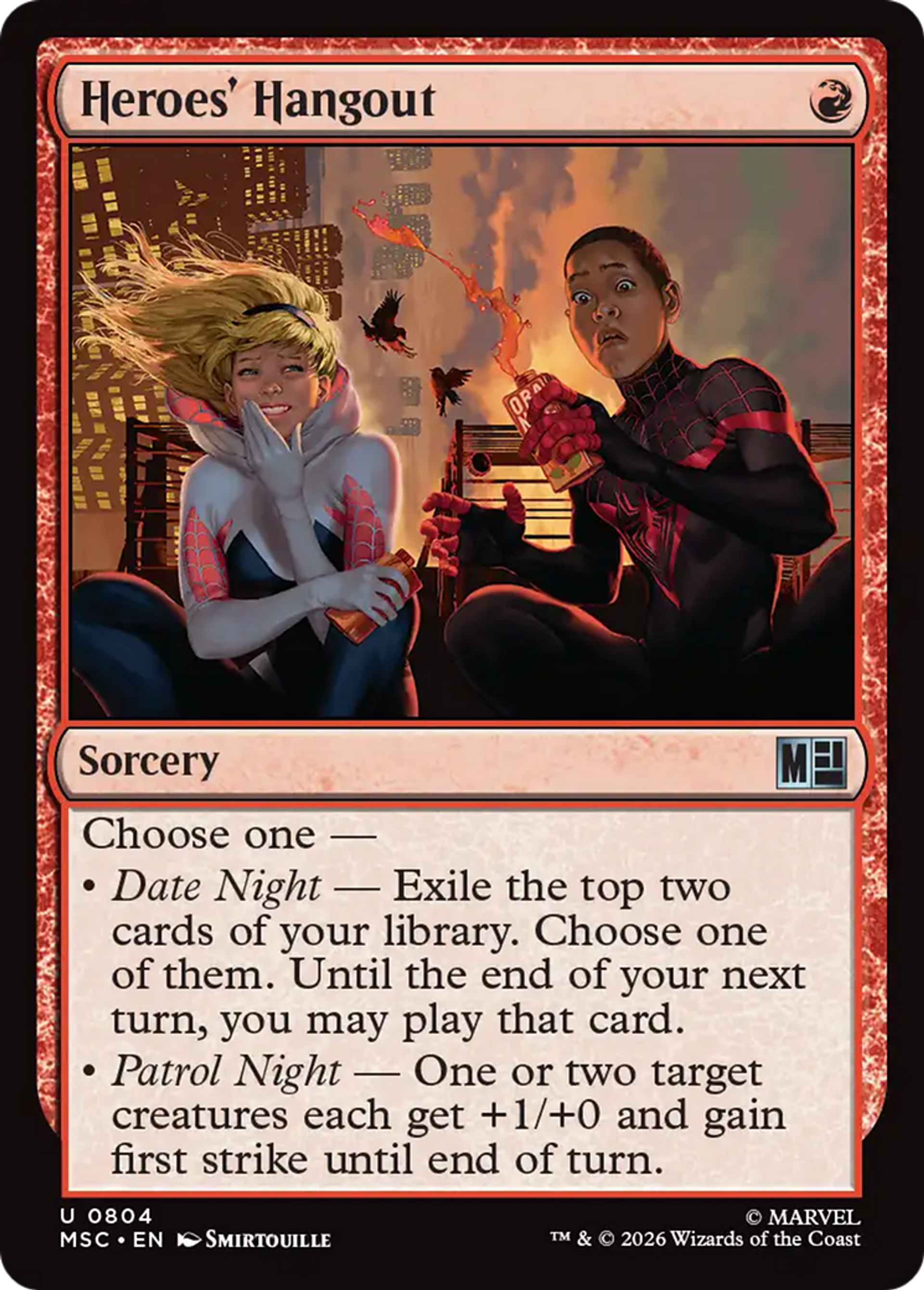 Heroes' Hangout — Marvel Super Heroes Commander — Magic: The Gathering