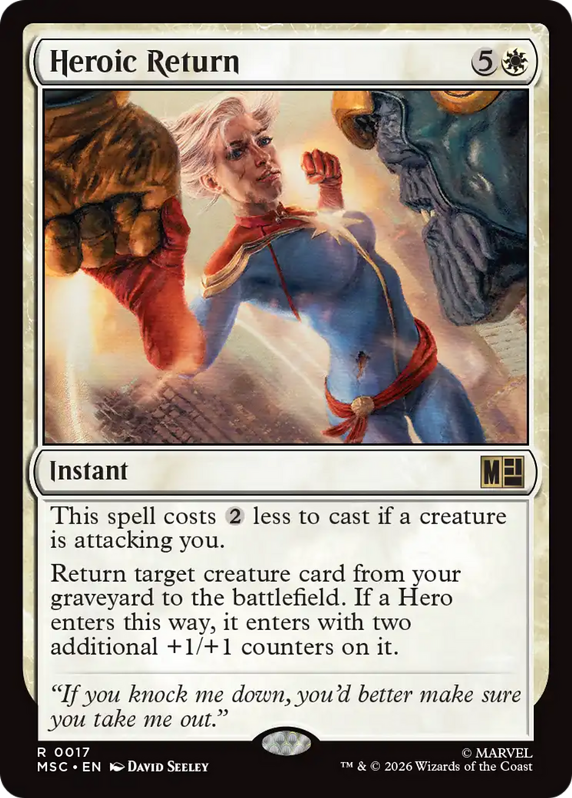 Heroic Return — Marvel Super Heroes Commander — Magic: The Gathering