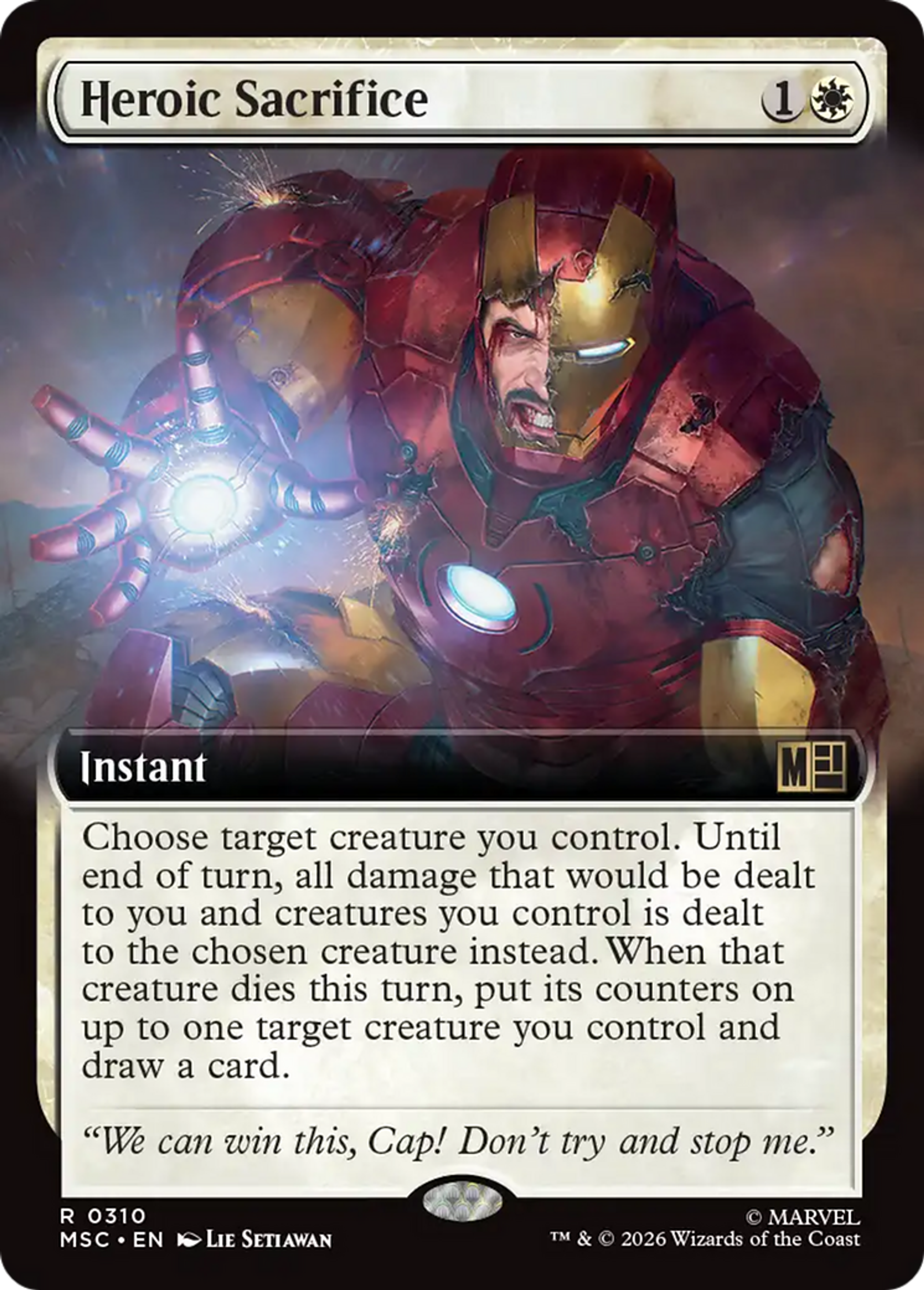 Heroic Sacrifice — Marvel Super Heroes Commander — Magic: The Gathering