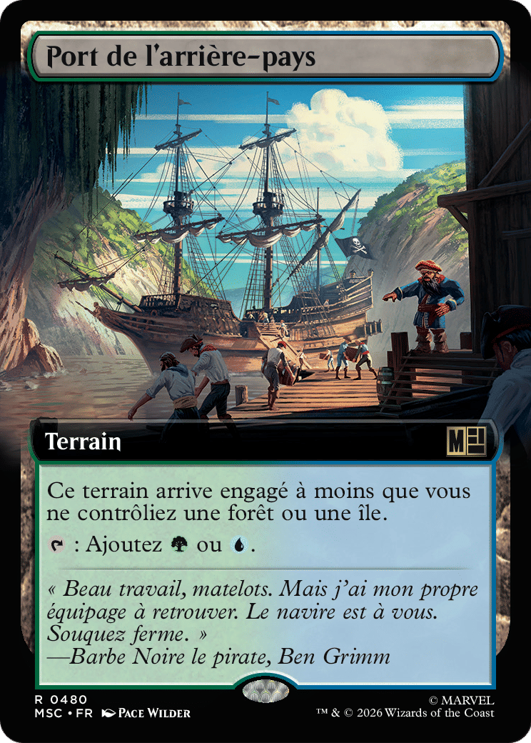 Port de l'arrière-pays — Marvel Super Heroes Commander — Magic: The Gathering