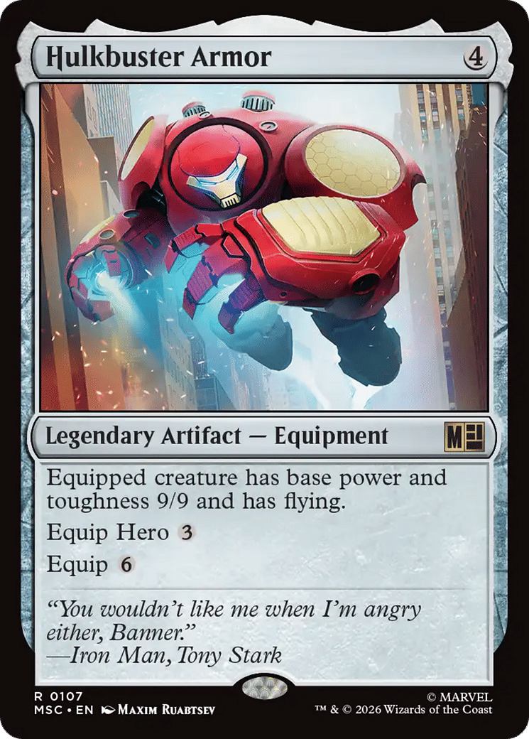 Hulkbuster Armor — Marvel Super Heroes Commander — Magic: The Gathering