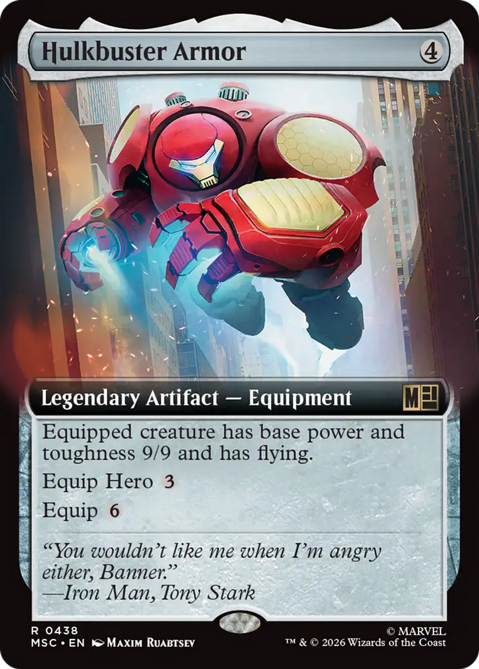 Hulkbuster Armor — Marvel Super Heroes Commander — Magic: The Gathering