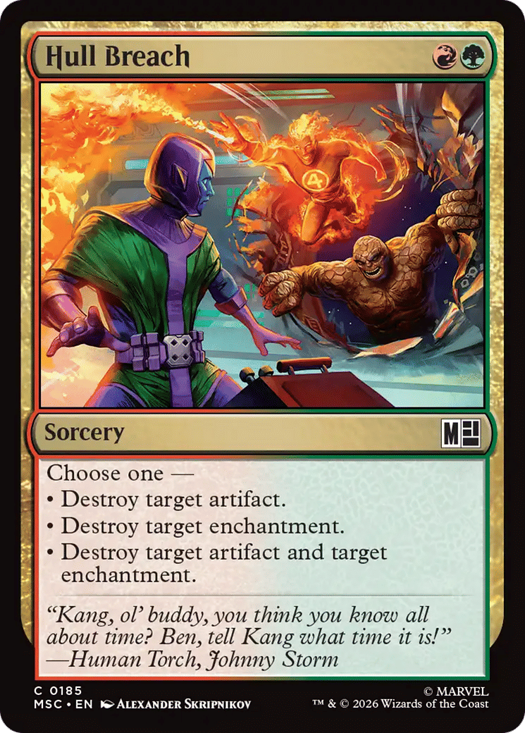 Hull Breach — Marvel Super Heroes Commander — Magic: The Gathering