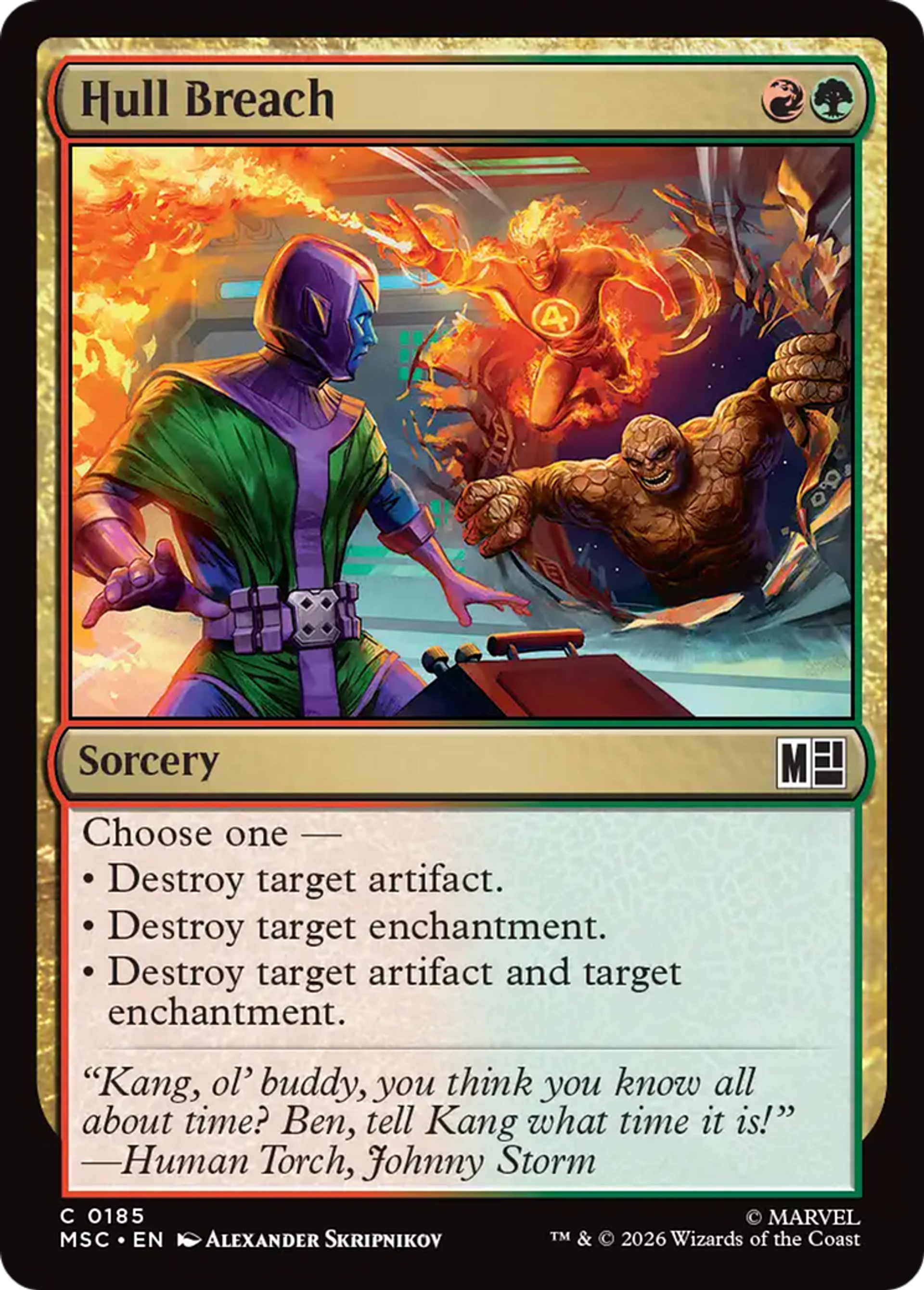 Hull Breach — Marvel Super Heroes Commander — Magic: The Gathering