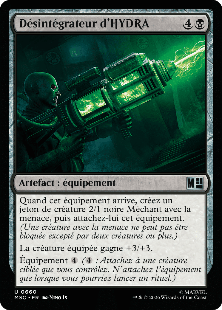 Désintégrateur d'HYDRA — Marvel Super Heroes Commander — Magic: The Gathering