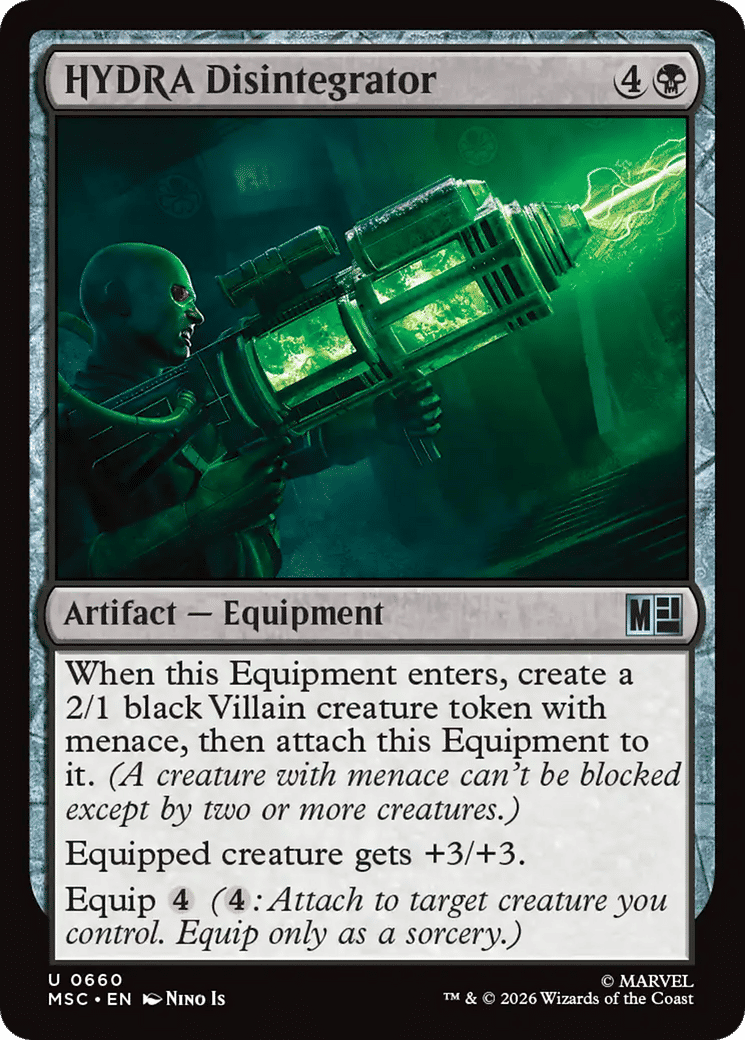 HYDRA Disintegrator — Marvel Super Heroes Commander — Magic: The Gathering