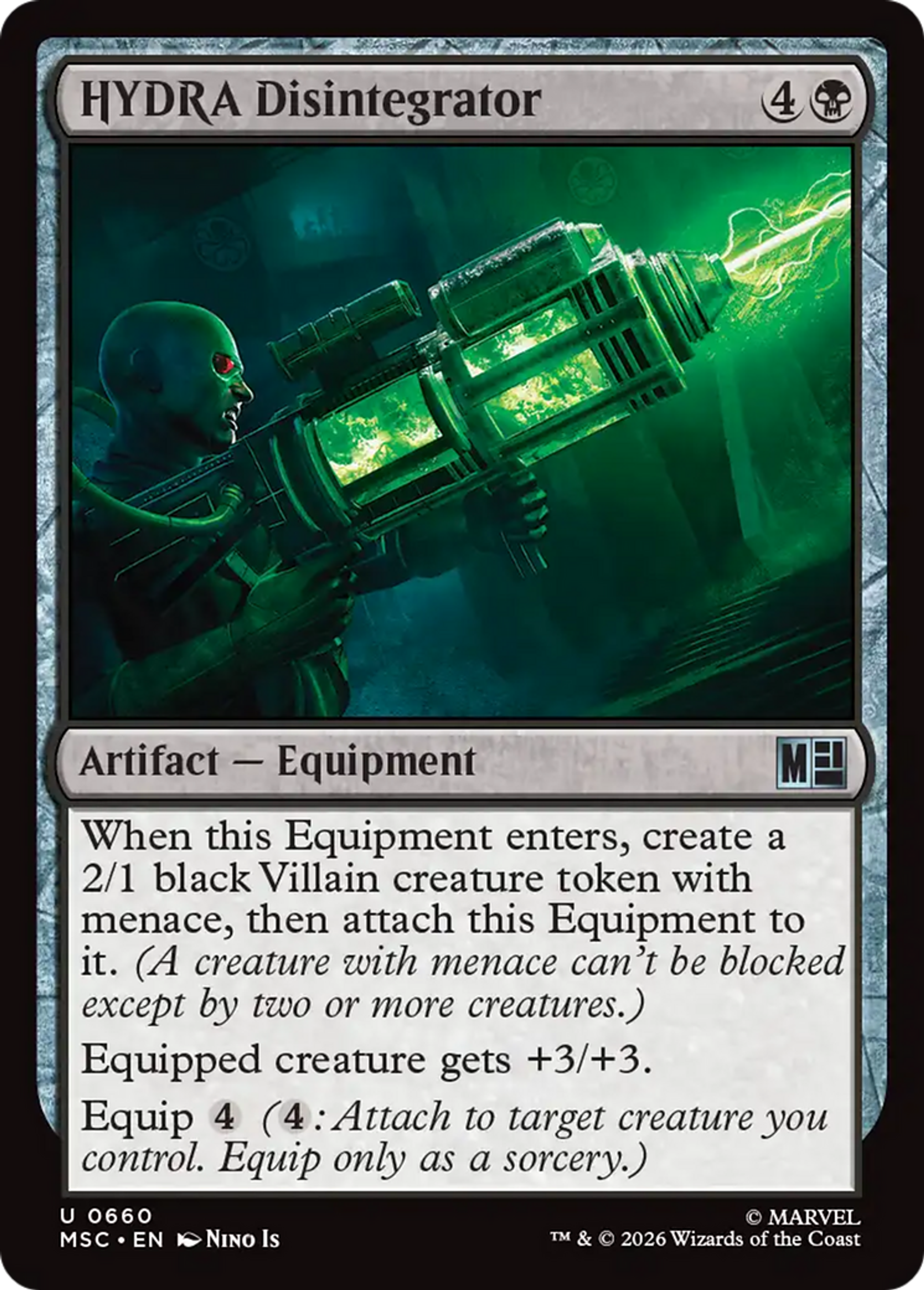 HYDRA Disintegrator — Marvel Super Heroes Commander — Magic: The Gathering