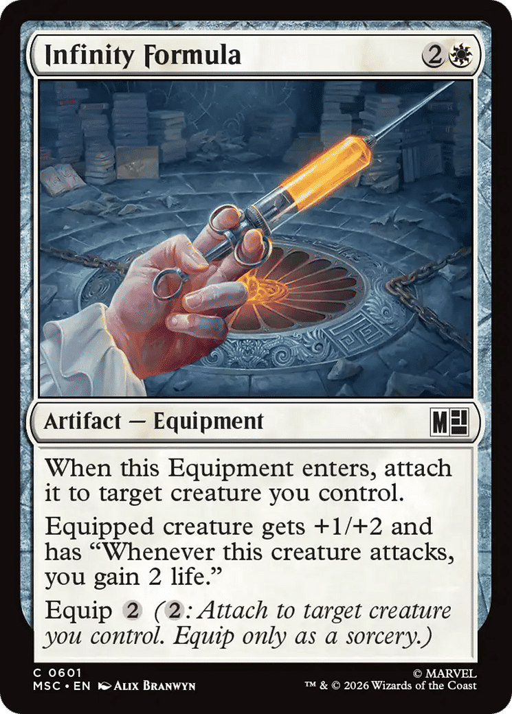 Infinity Formula — Marvel Super Heroes Commander — Magic: The Gathering
