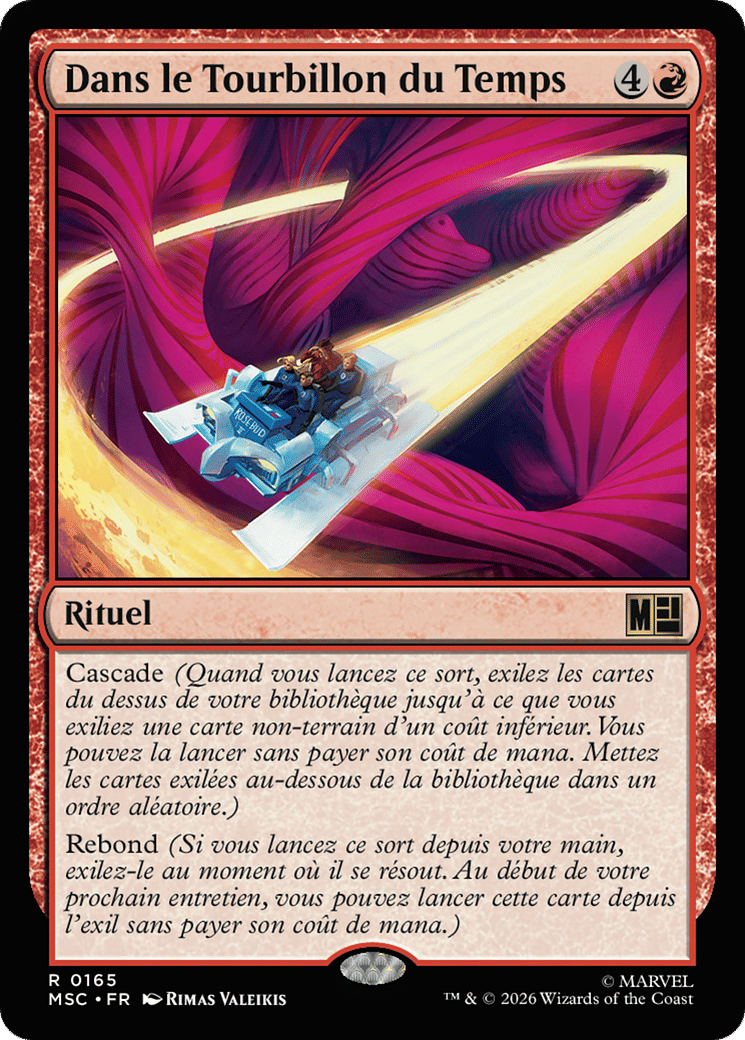 Dans le Tourbillon du Temps — Marvel Super Heroes Commander — Magic: The Gathering