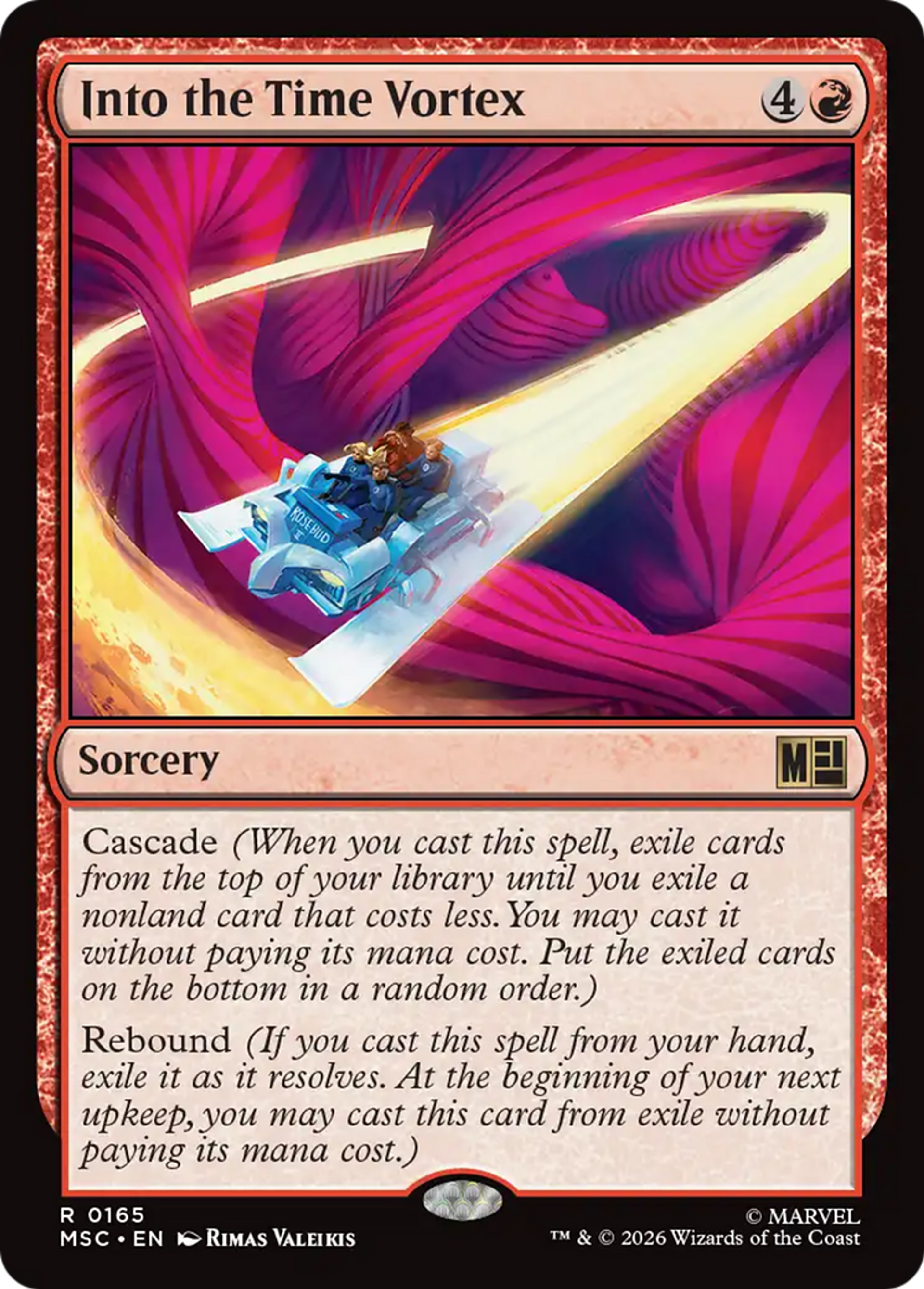 Into the Time Vortex — Marvel Super Heroes Commander — Magic: The Gathering