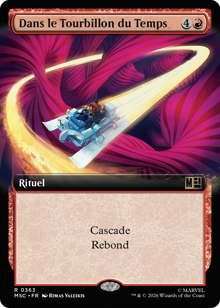 Dans le Tourbillon du Temps — Marvel Super Heroes Commander — Magic: The Gathering