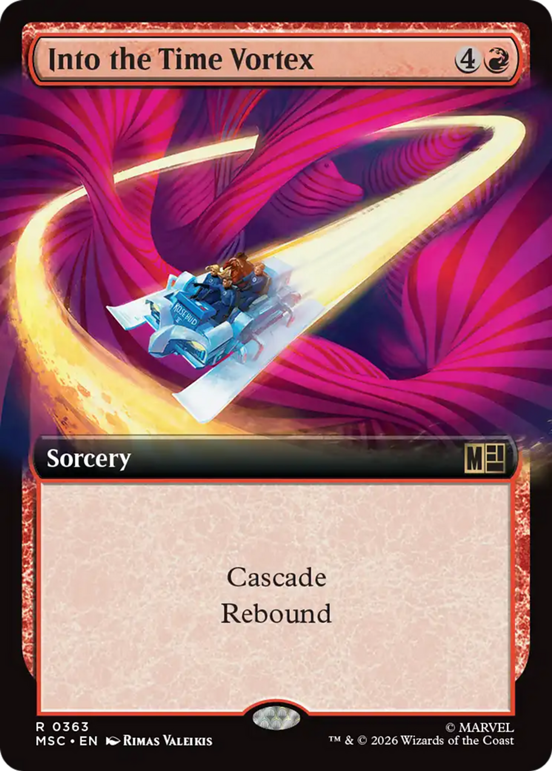 Into the Time Vortex — Marvel Super Heroes Commander — Magic: The Gathering