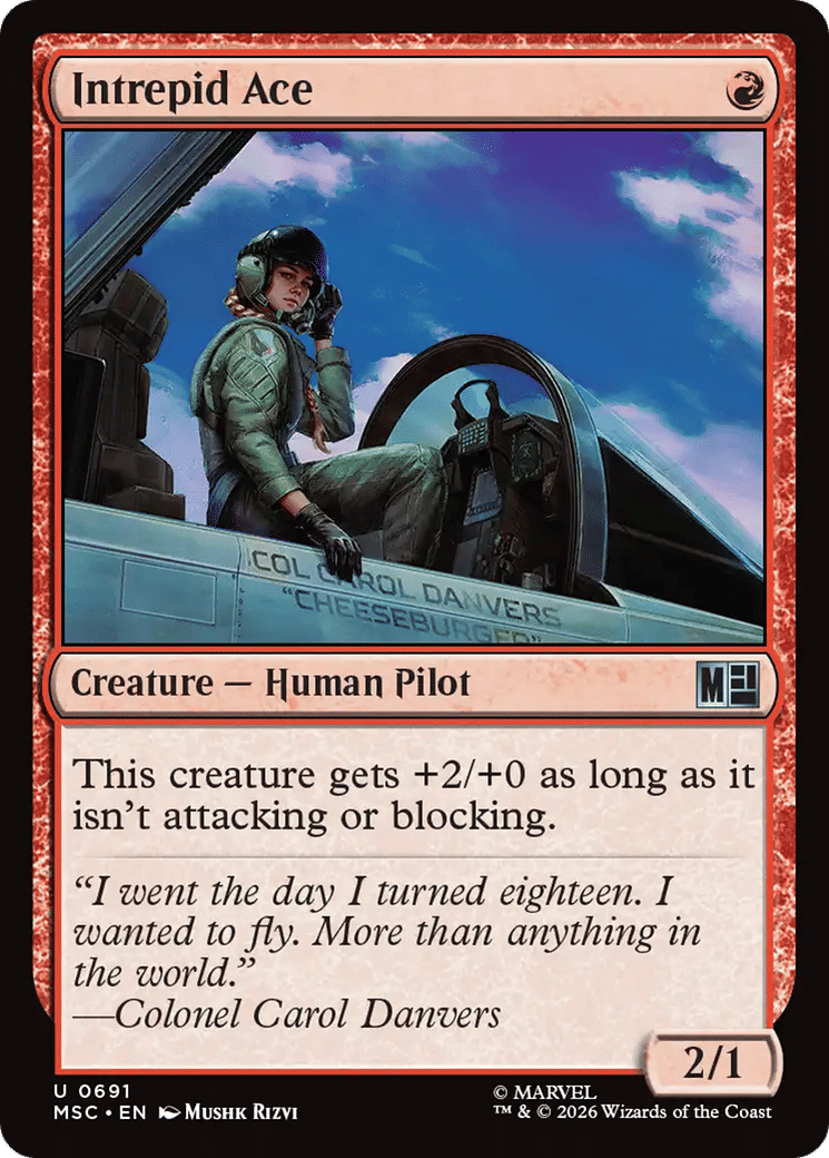 Intrepid Ace — Marvel Super Heroes Commander — Magic: The Gathering