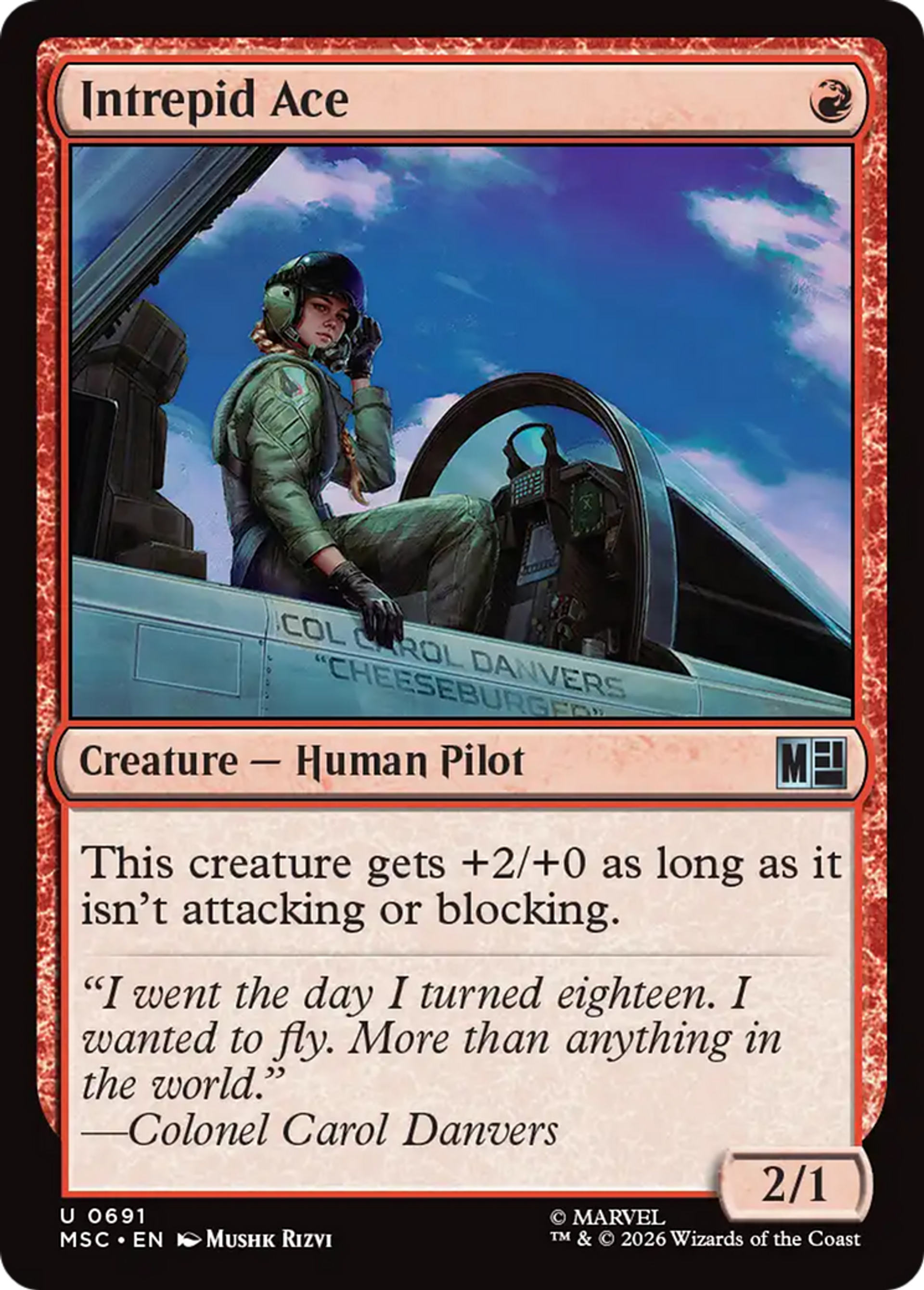 Intrepid Ace — Marvel Super Heroes Commander — Magic: The Gathering
