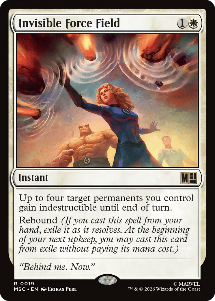 Invisible Force Field — Marvel Super Heroes Commander — Magic: The Gathering