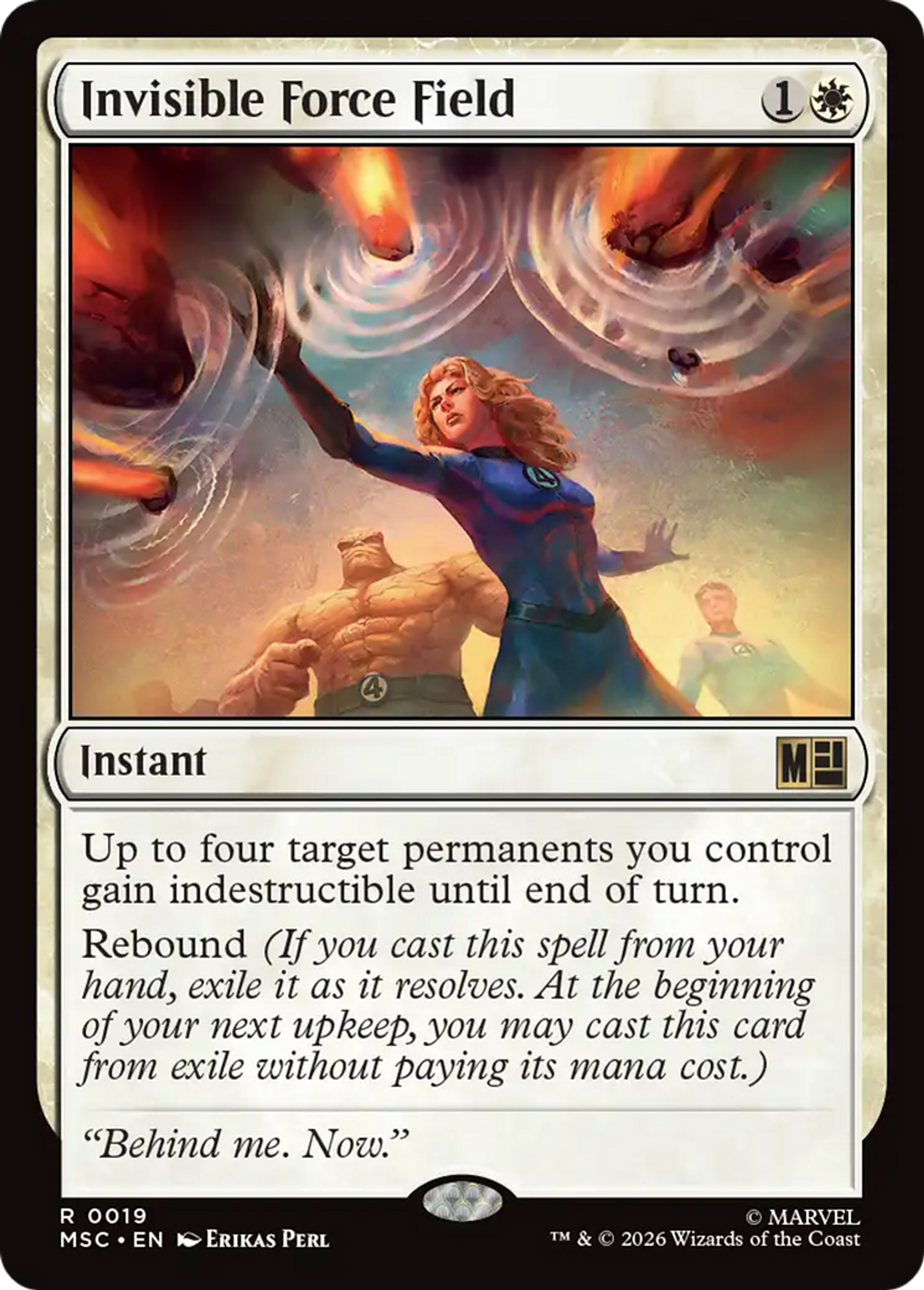 Invisible Force Field — Marvel Super Heroes Commander — Magic: The Gathering