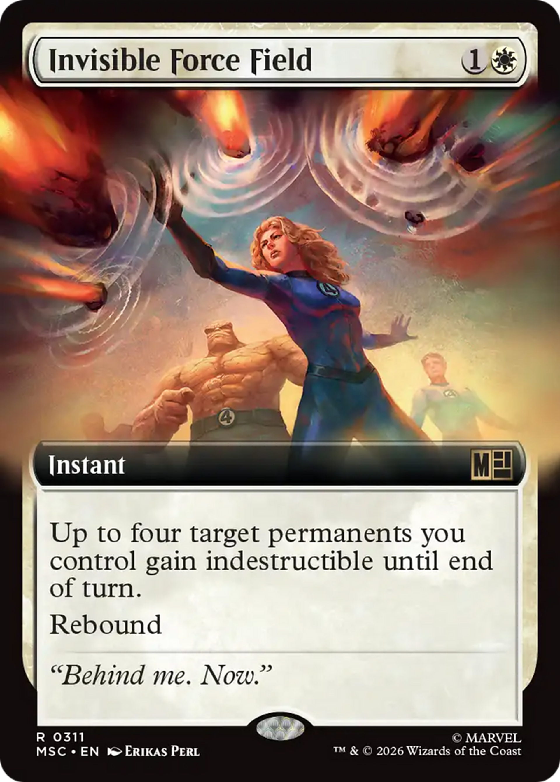Invisible Force Field — Marvel Super Heroes Commander — Magic: The Gathering