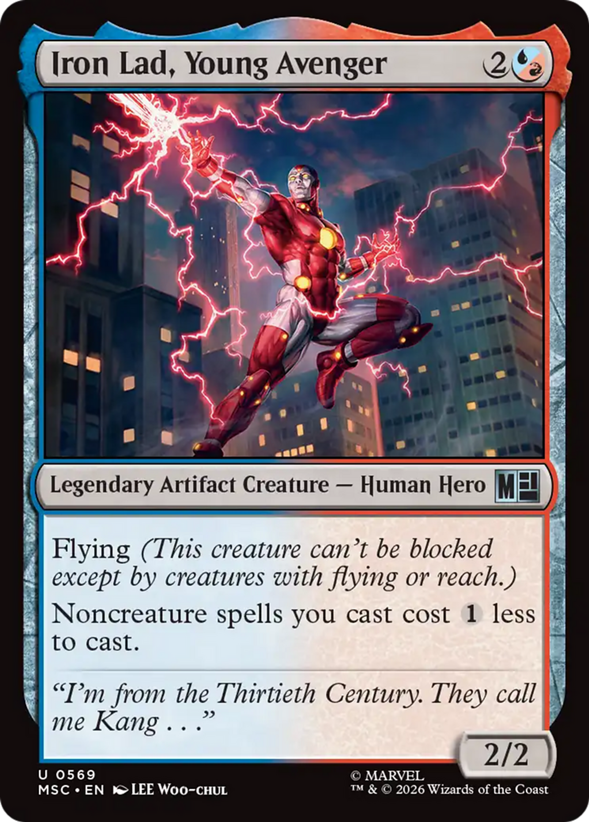 Iron Lad, Young Avenger — Marvel Super Heroes Commander — Magic: The Gathering
