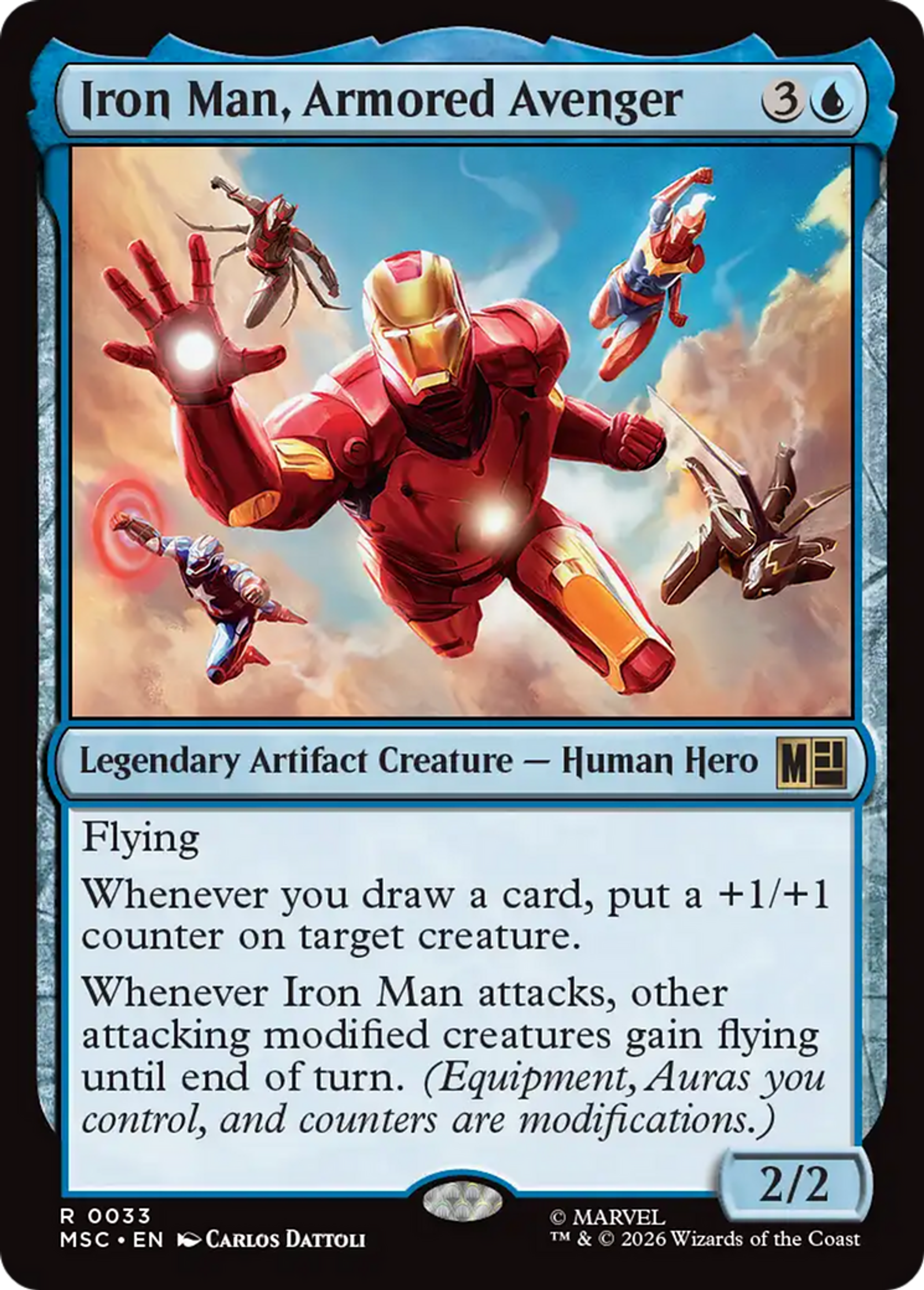 Iron Man, Armored Avenger — Marvel Super Heroes Commander — Magic: The Gathering