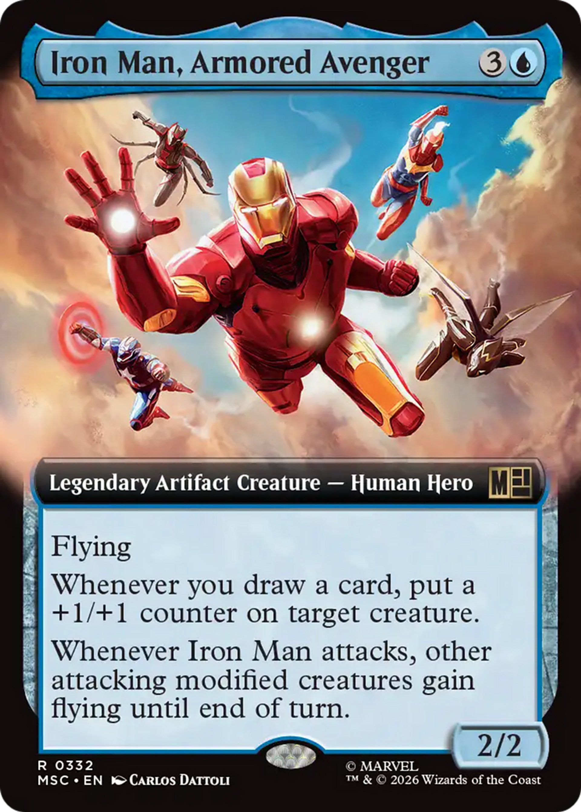 Iron Man, Armored Avenger — Marvel Super Heroes Commander — Magic: The Gathering