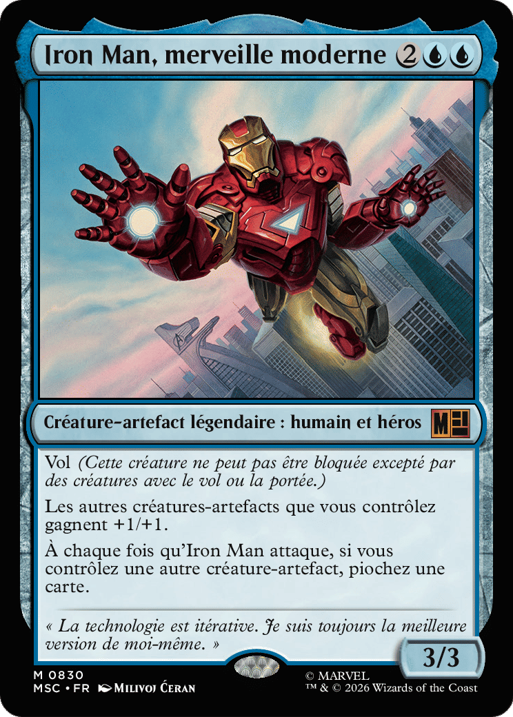 Iron Man, merveille moderne — Marvel Super Heroes Commander — Magic: The Gathering