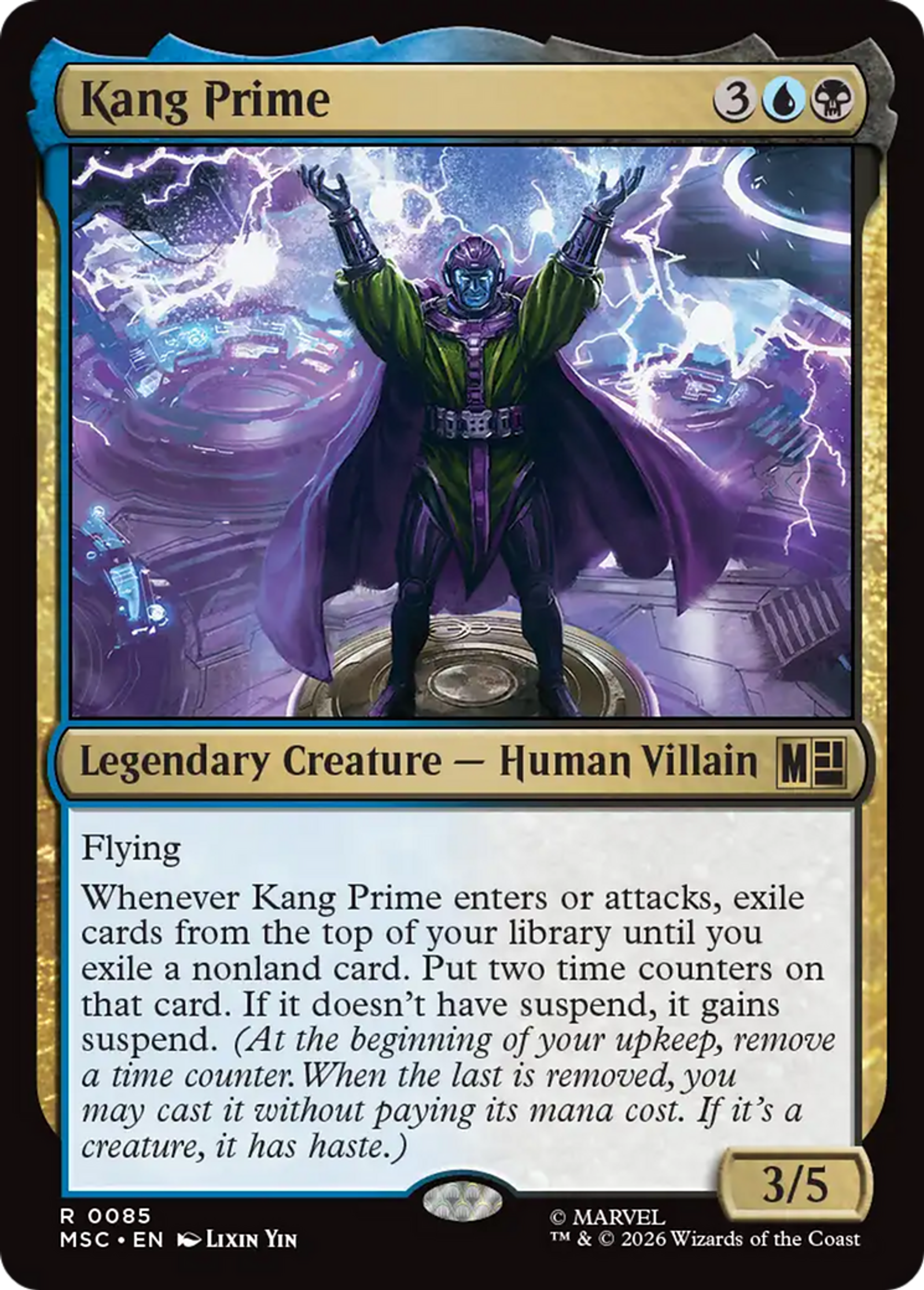 Kang Prime — Marvel Super Heroes Commander — Magic: The Gathering