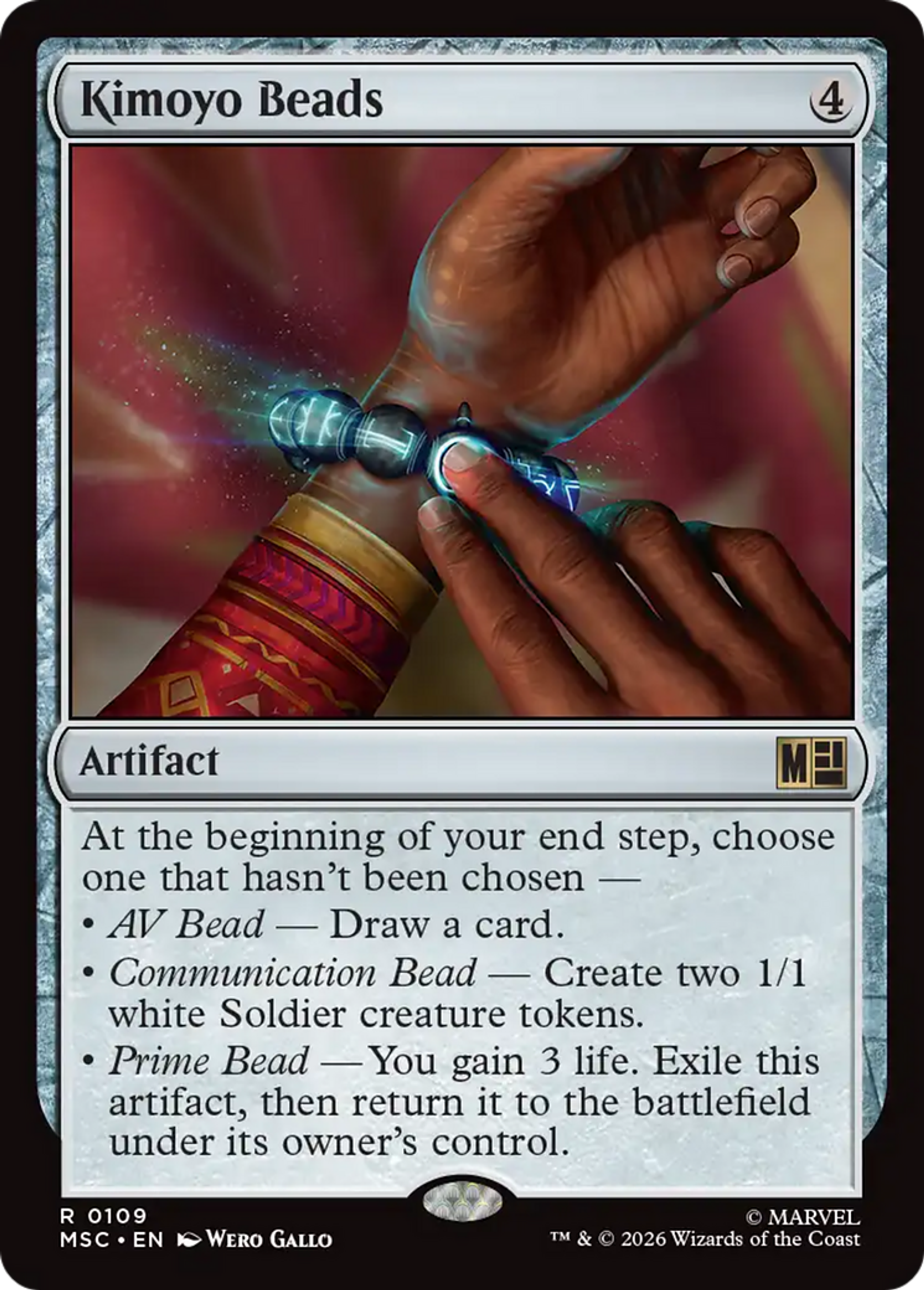 Kimoyo Beads — Marvel Super Heroes Commander — Magic: The Gathering
