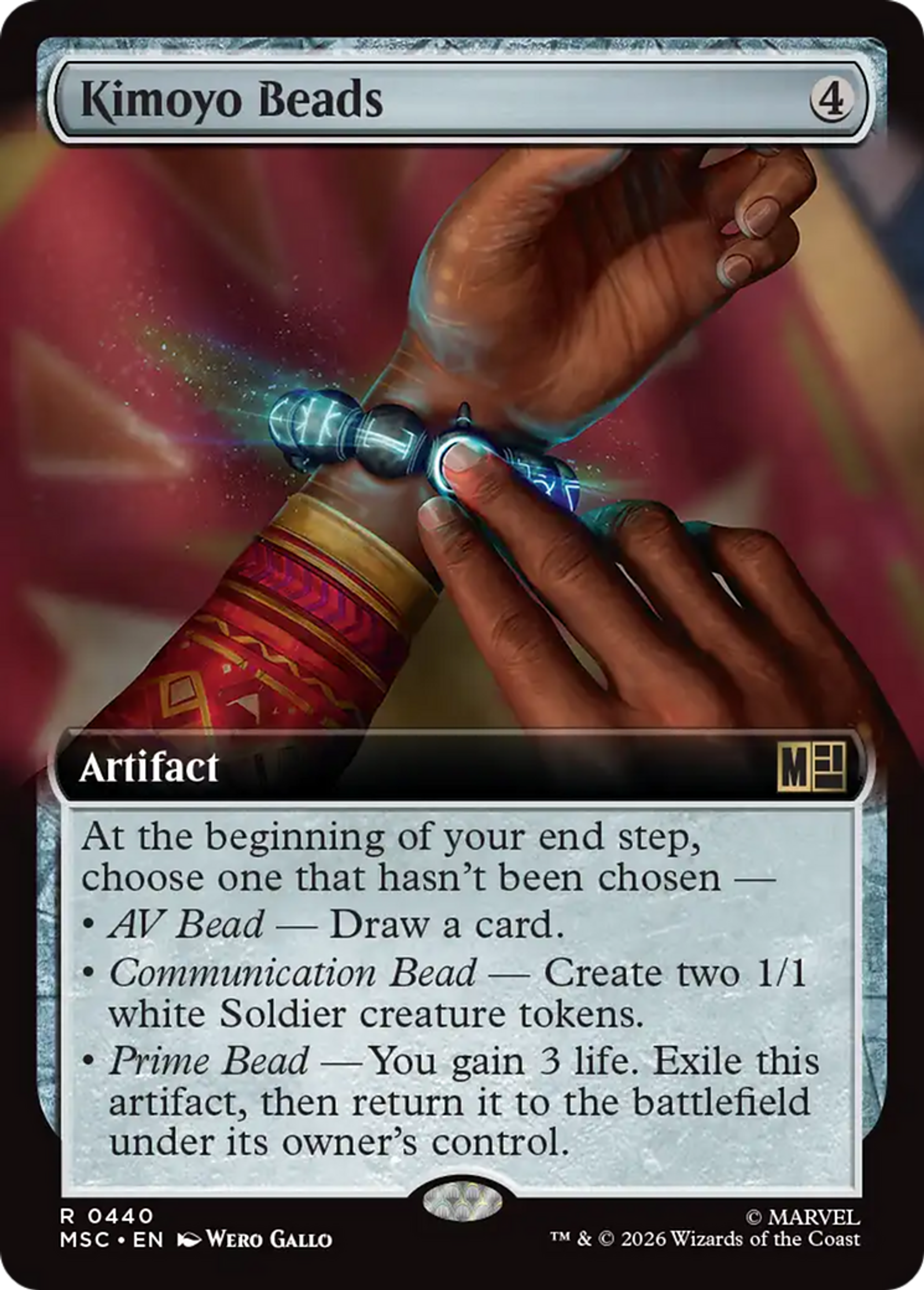Kimoyo Beads — Marvel Super Heroes Commander — Magic: The Gathering