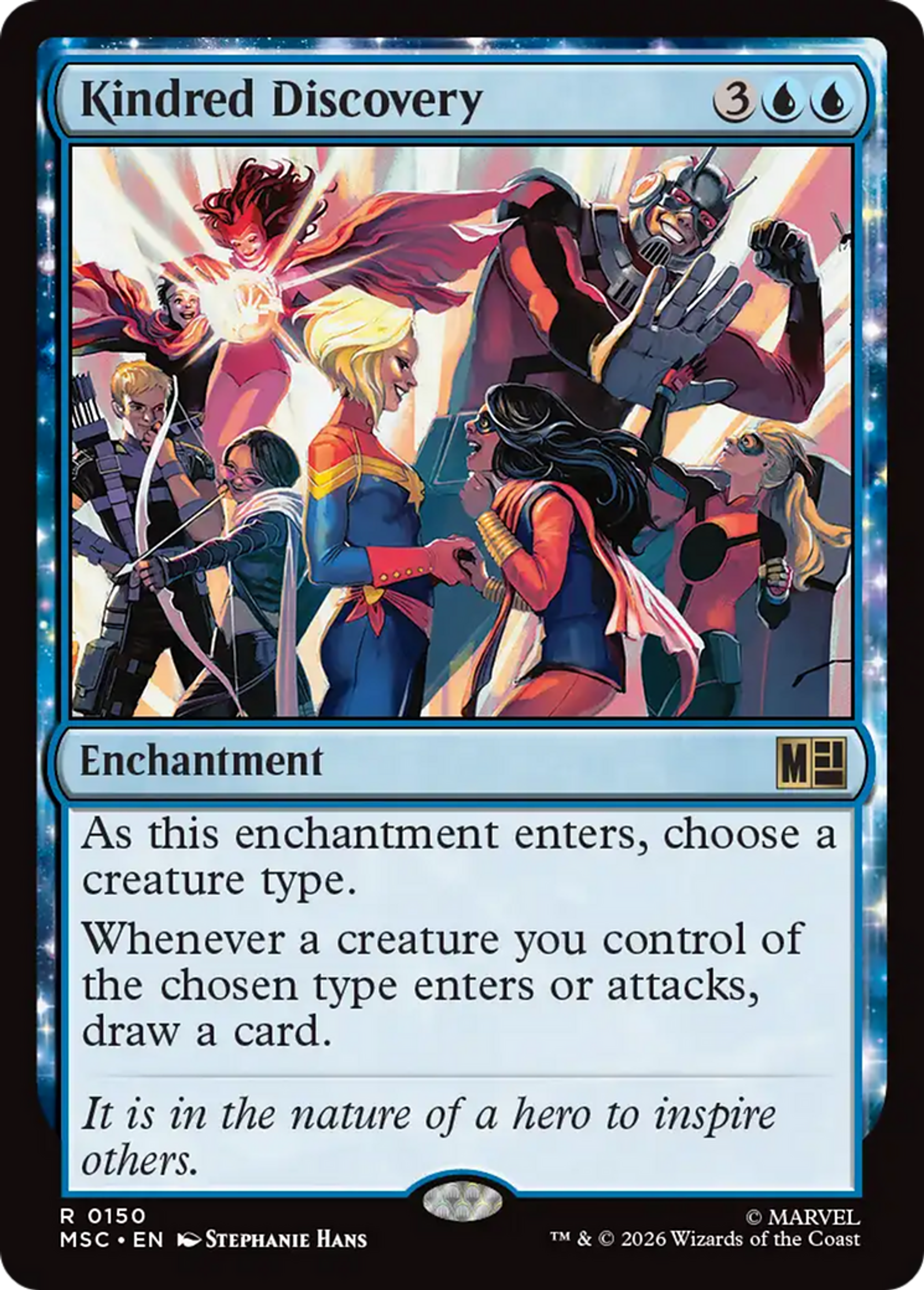 Kindred Discovery — Marvel Super Heroes Commander — Magic: The Gathering