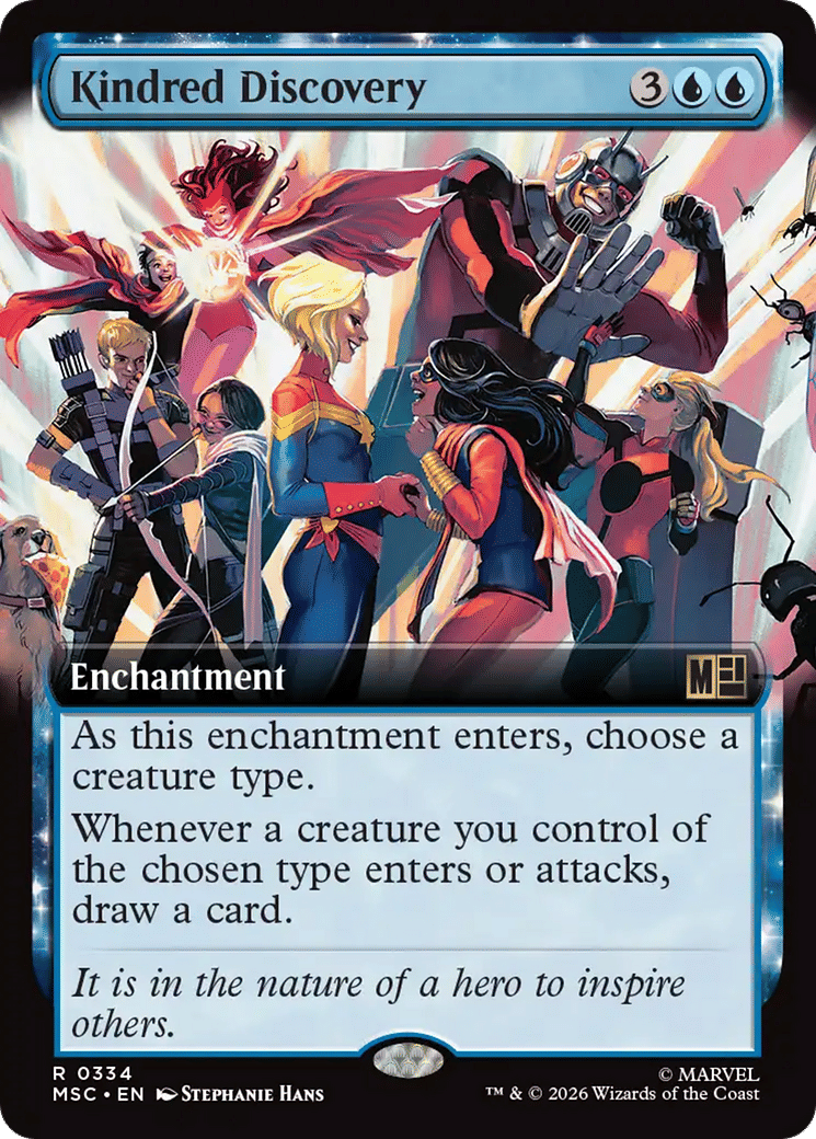 Kindred Discovery — Marvel Super Heroes Commander — Magic: The Gathering