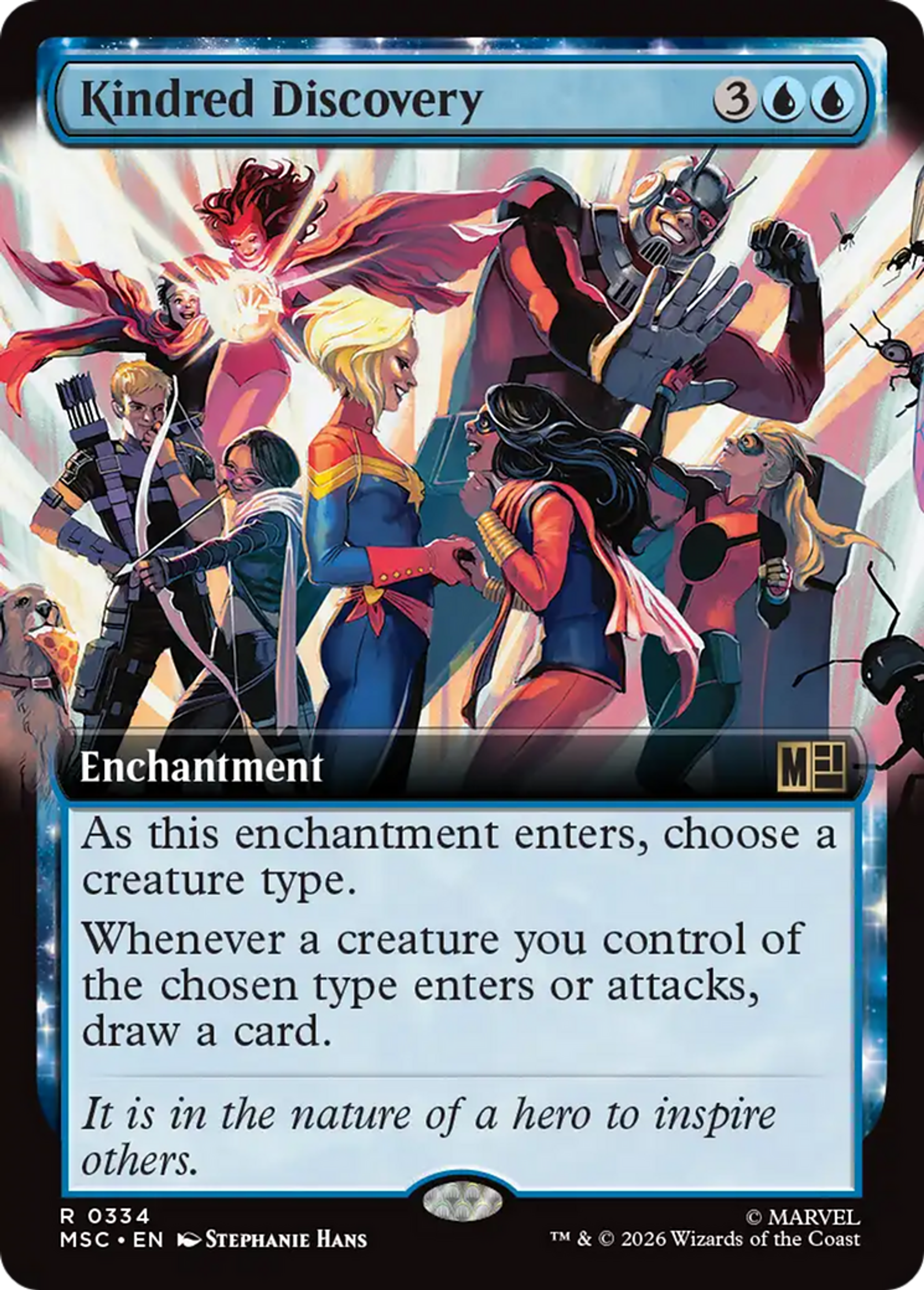 Kindred Discovery — Marvel Super Heroes Commander — Magic: The Gathering