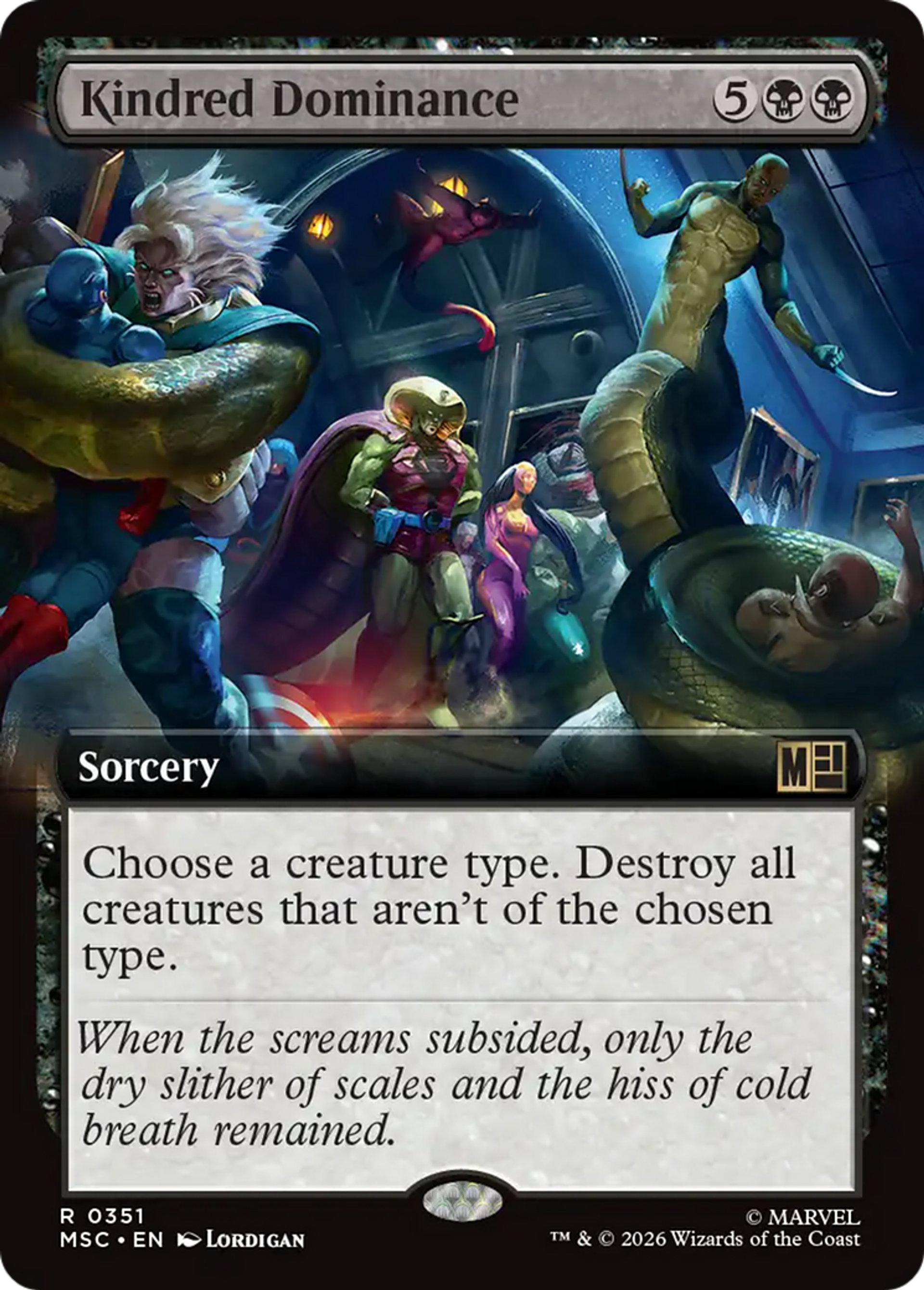 Kindred Dominance — Marvel Super Heroes Commander — Magic: The Gathering