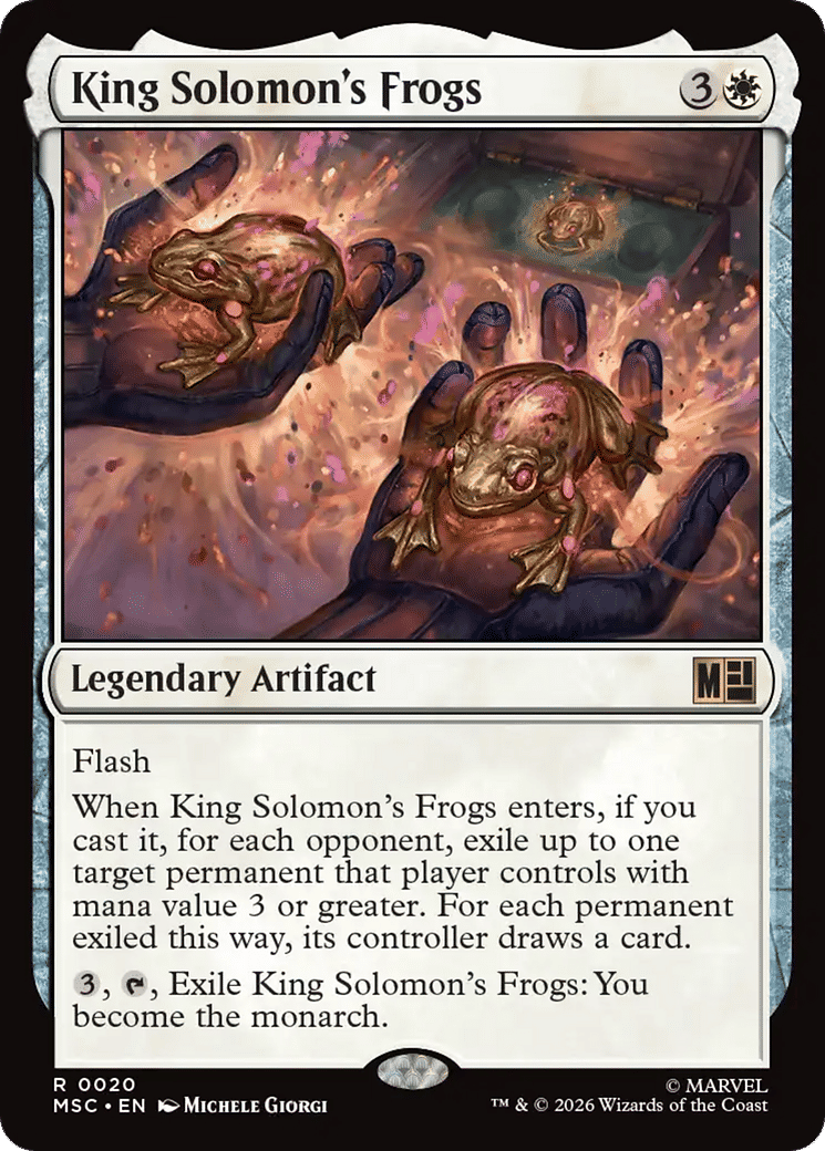 King Solomon's Frogs — Marvel Super Heroes Commander — Magic: The Gathering