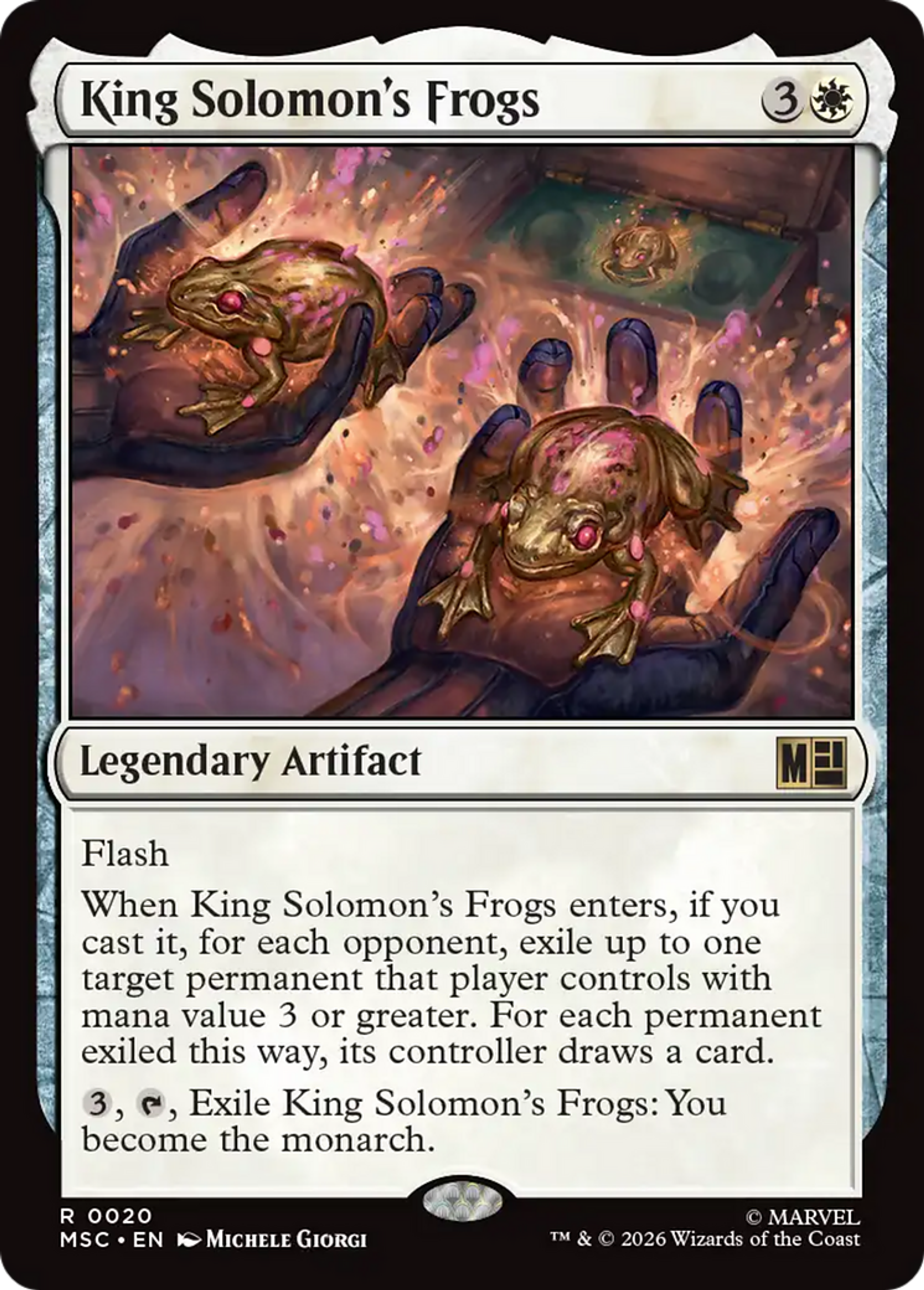 King Solomon's Frogs — Marvel Super Heroes Commander — Magic: The Gathering