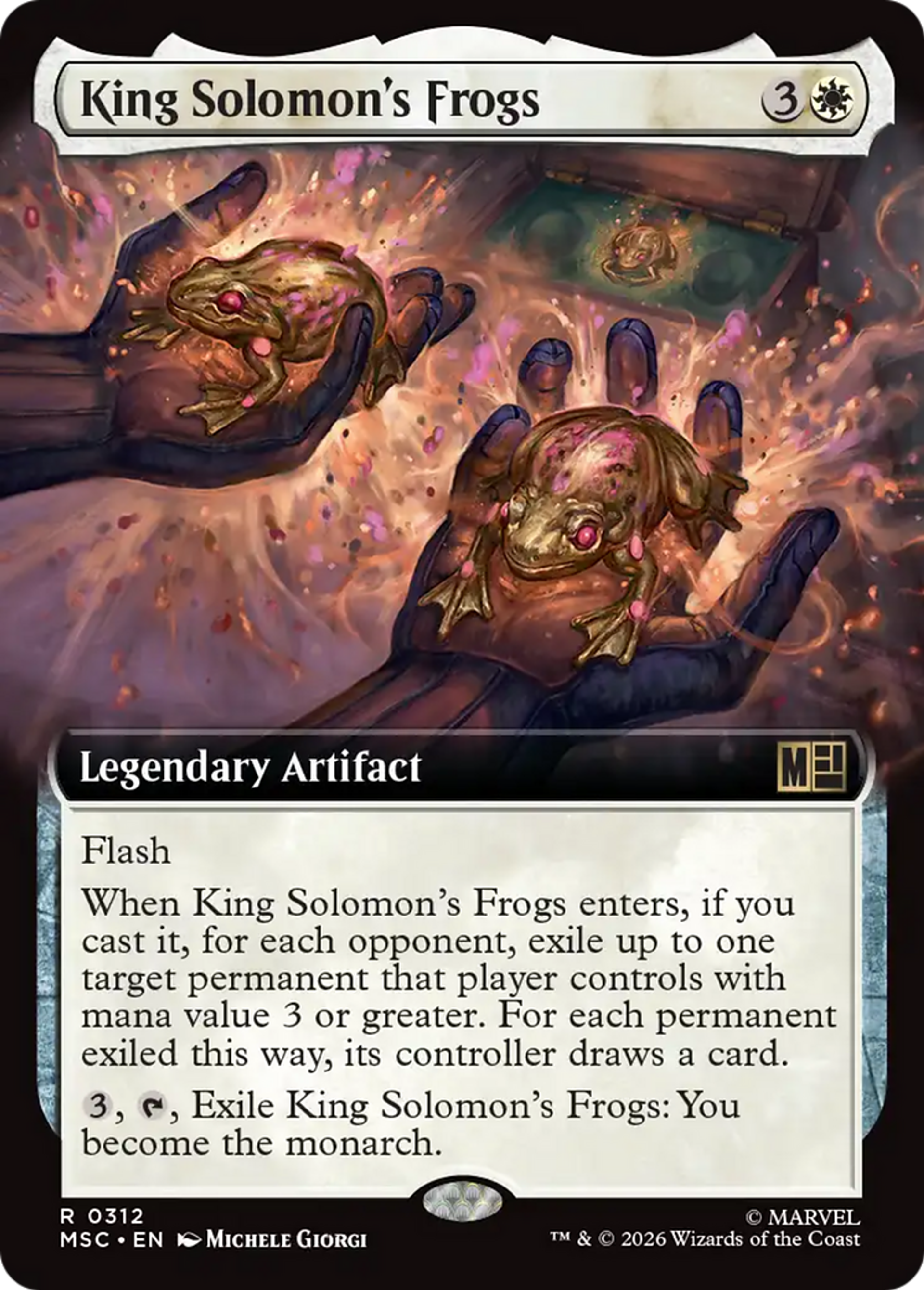 King Solomon's Frogs — Marvel Super Heroes Commander — Magic: The Gathering
