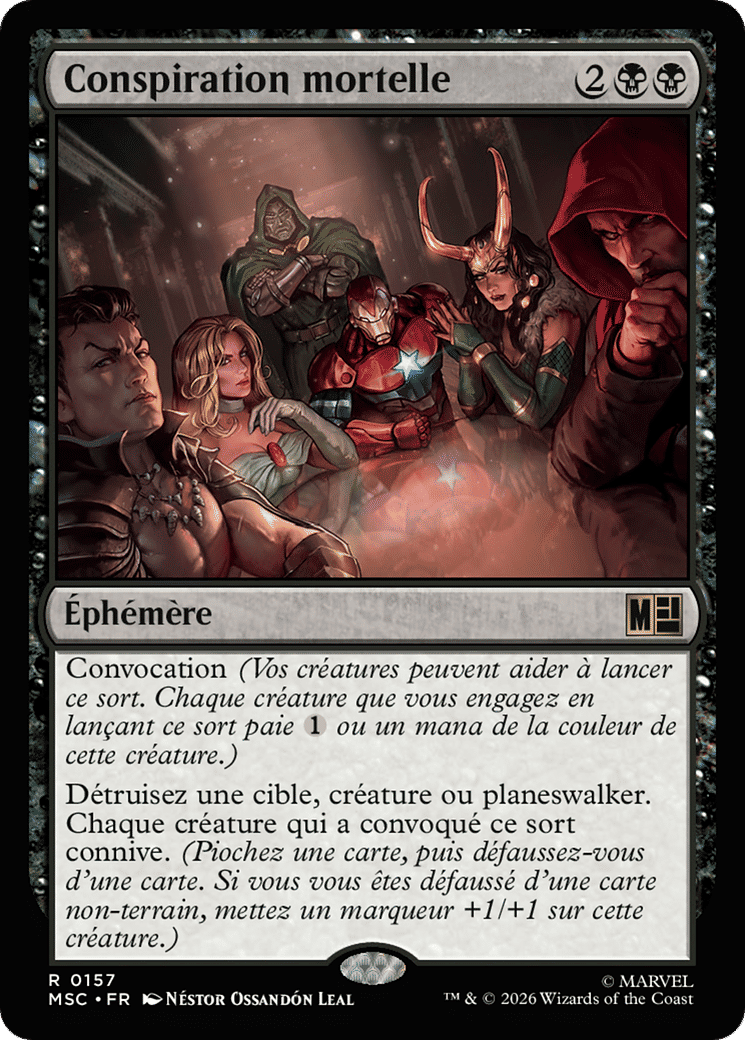 Conspiration mortelle — Marvel Super Heroes Commander — Magic: The Gathering