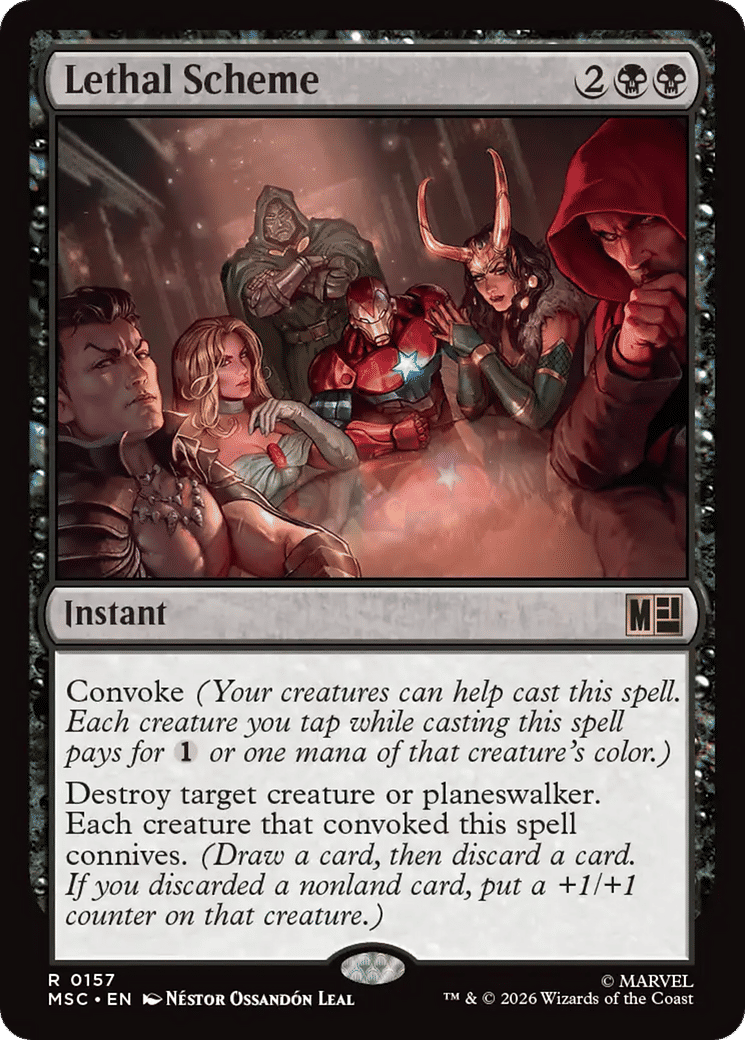 Lethal Scheme — Marvel Super Heroes Commander — Magic: The Gathering