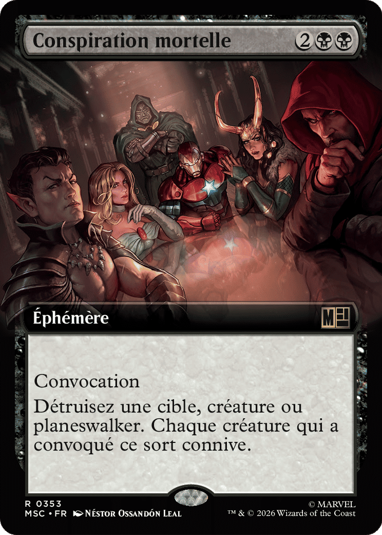 Conspiration mortelle — Marvel Super Heroes Commander — Magic: The Gathering