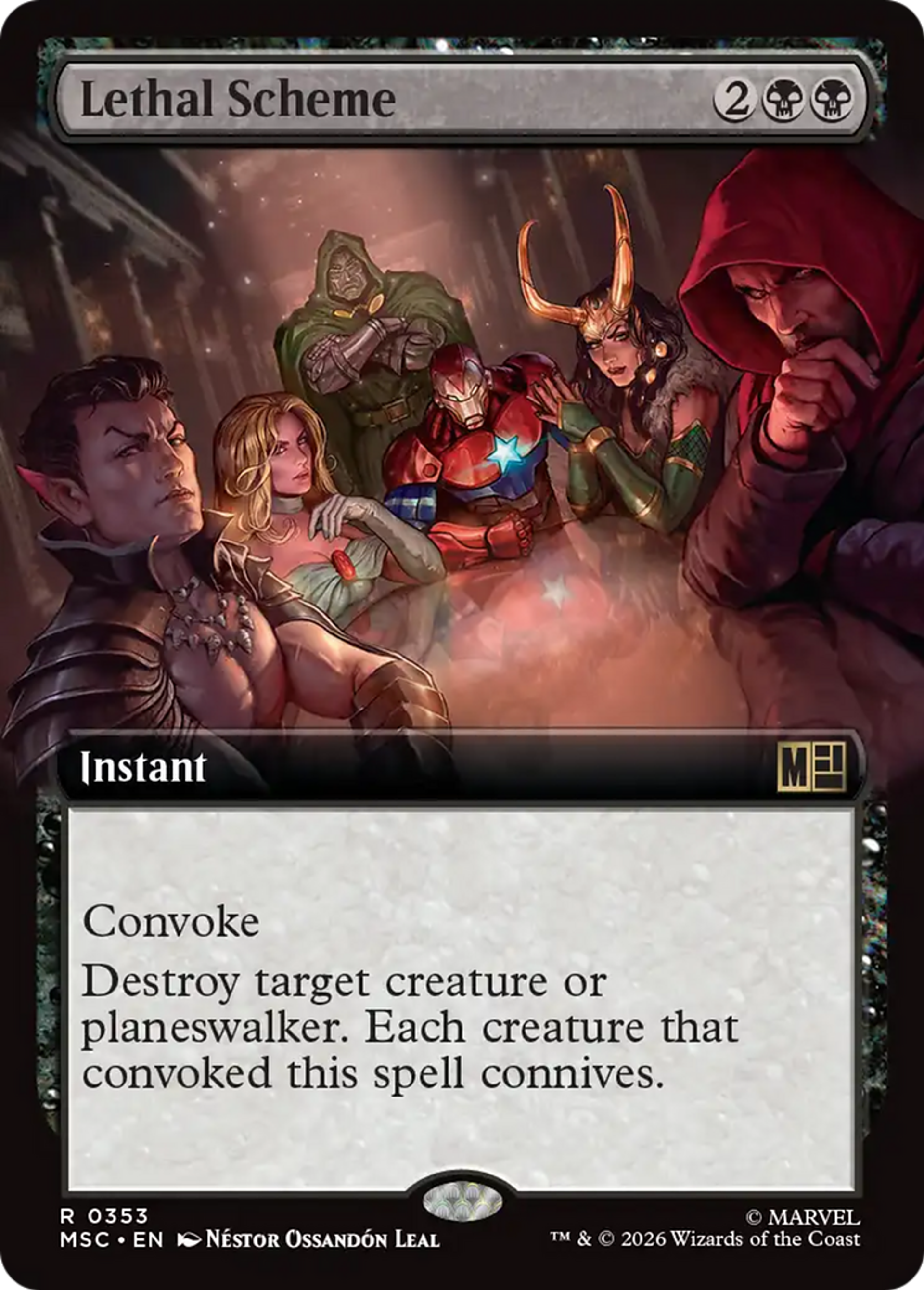 Lethal Scheme — Marvel Super Heroes Commander — Magic: The Gathering